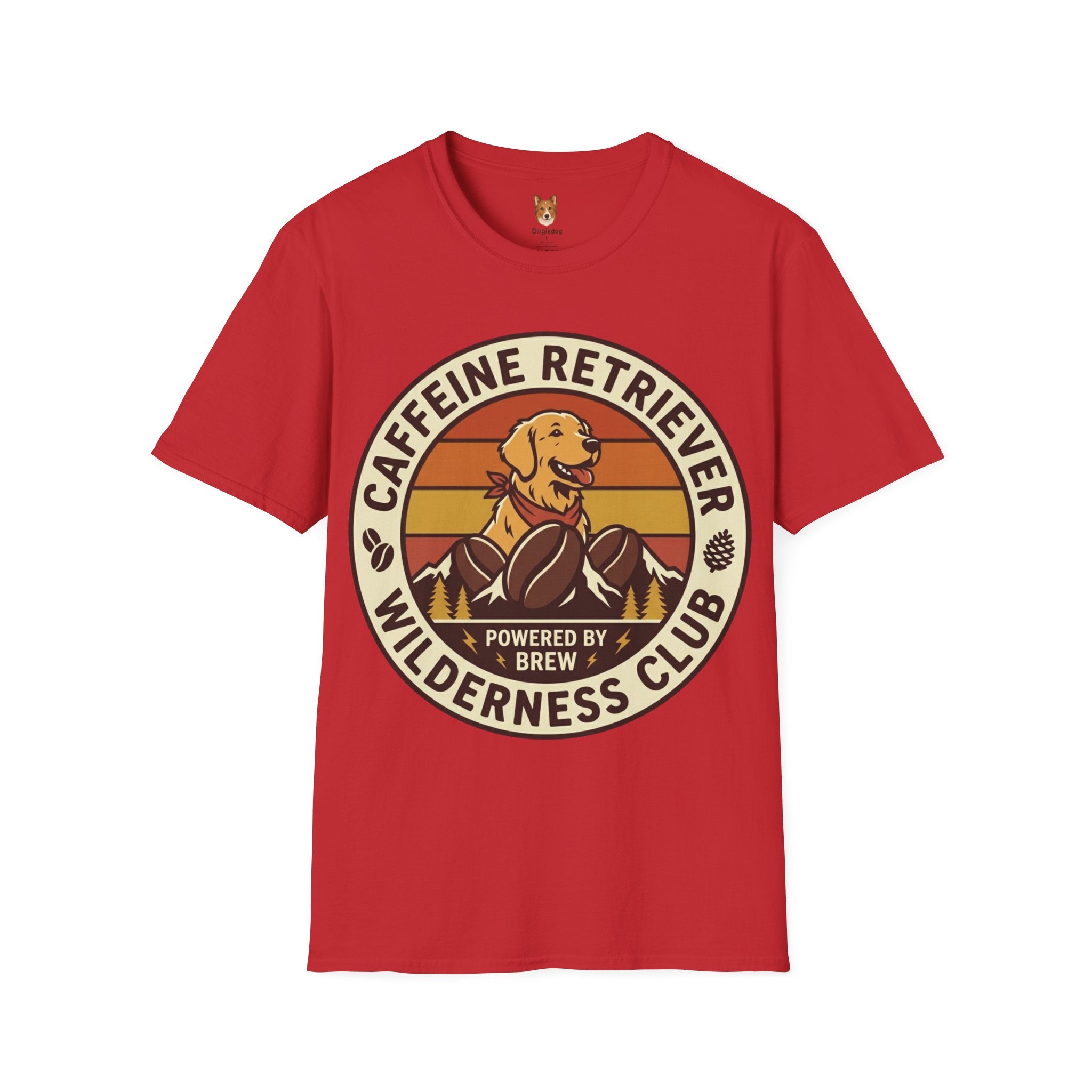 Golden Retriever x Caffeine Retriever - T-Shirt