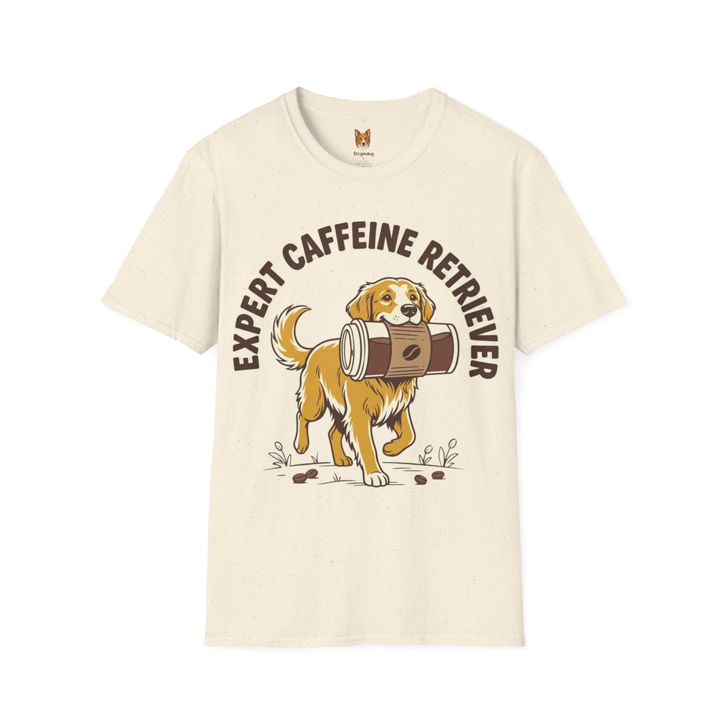 Golden Retriever x Caffeine Retriever - T-Shirt