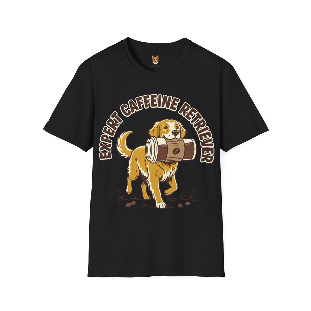 Golden Retriever x Caffeine Retriever - T-Shirt