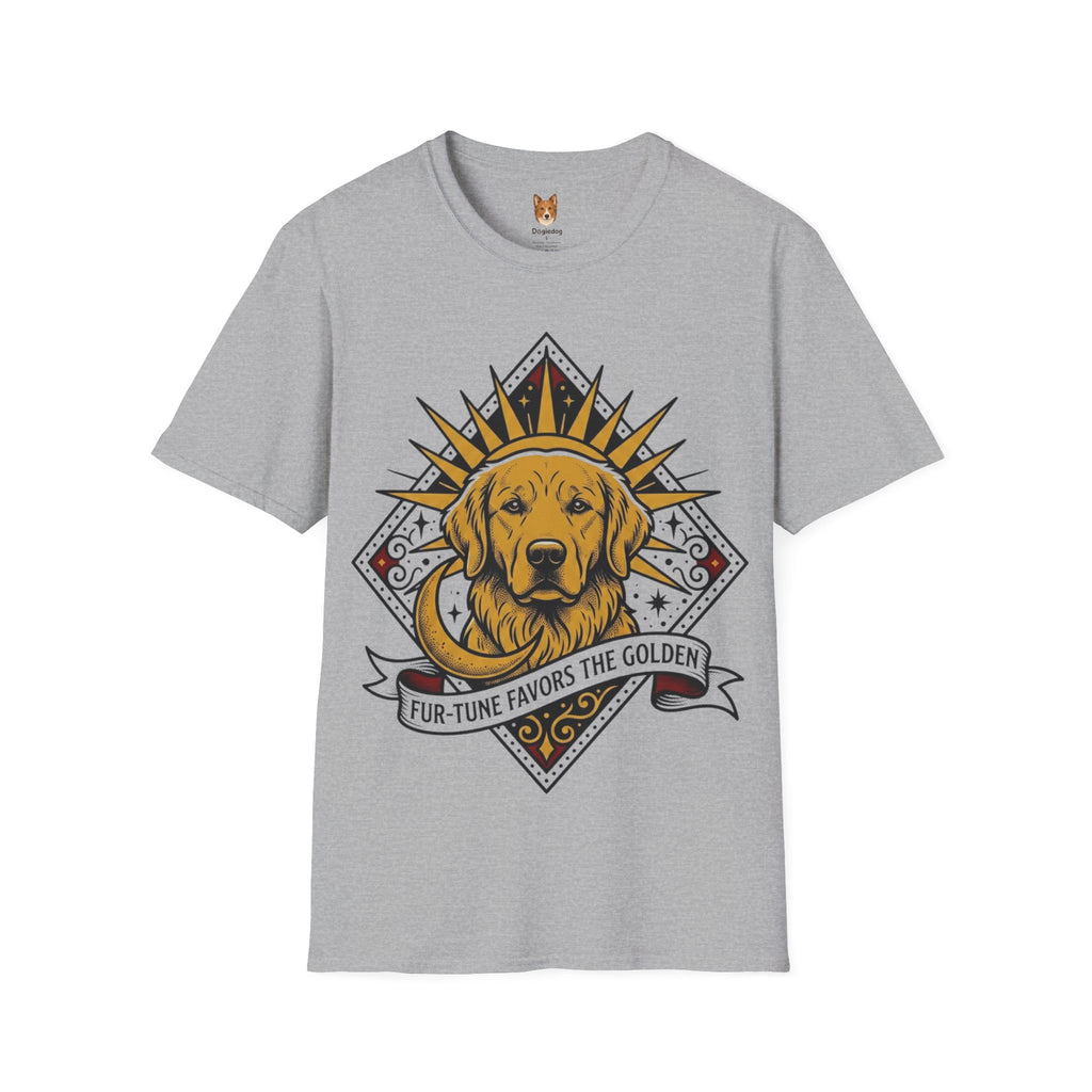 Golden Retriever x Furtune Favors the Golden - T-Shirt