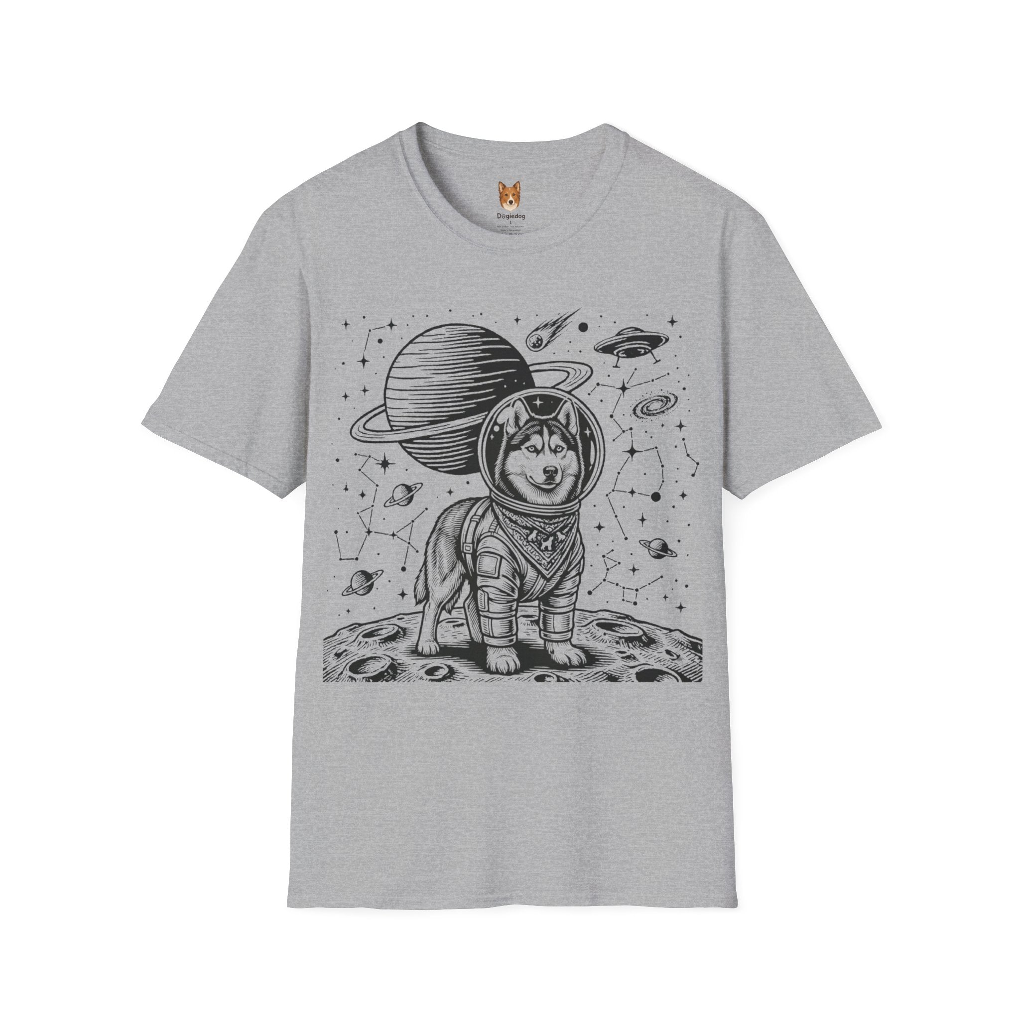 Husky x Astronaut - T-Shirt