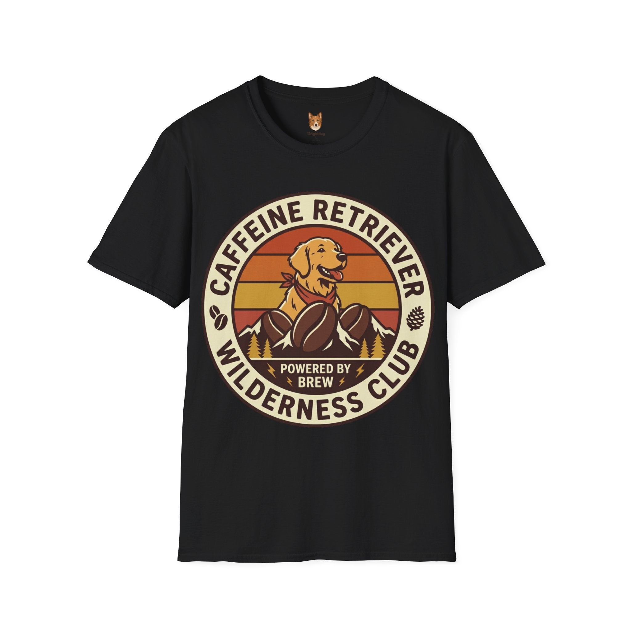 Golden Retriever x Caffeine Retriever - T-Shirt