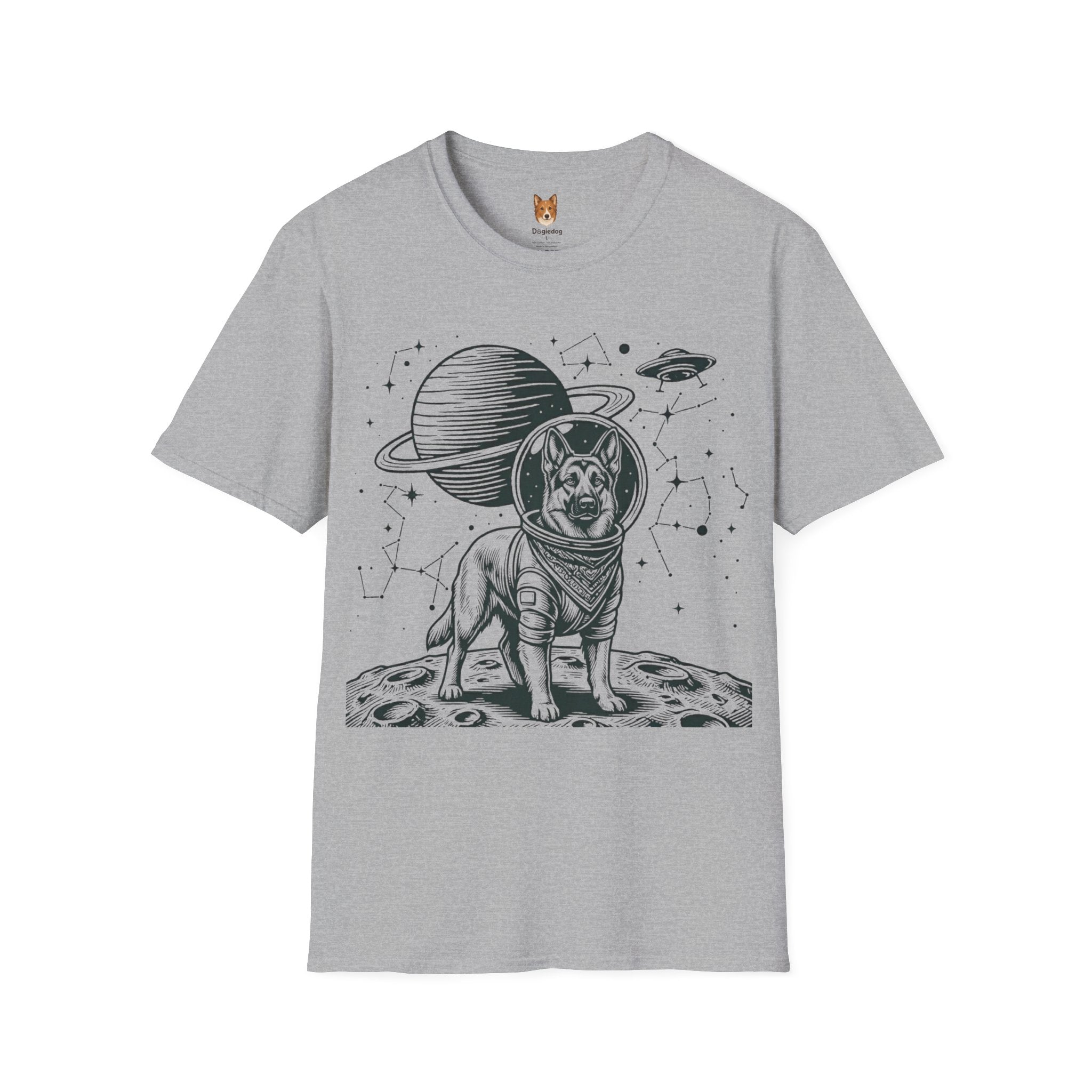 German Shepherd x Astronaut - T-Shirt