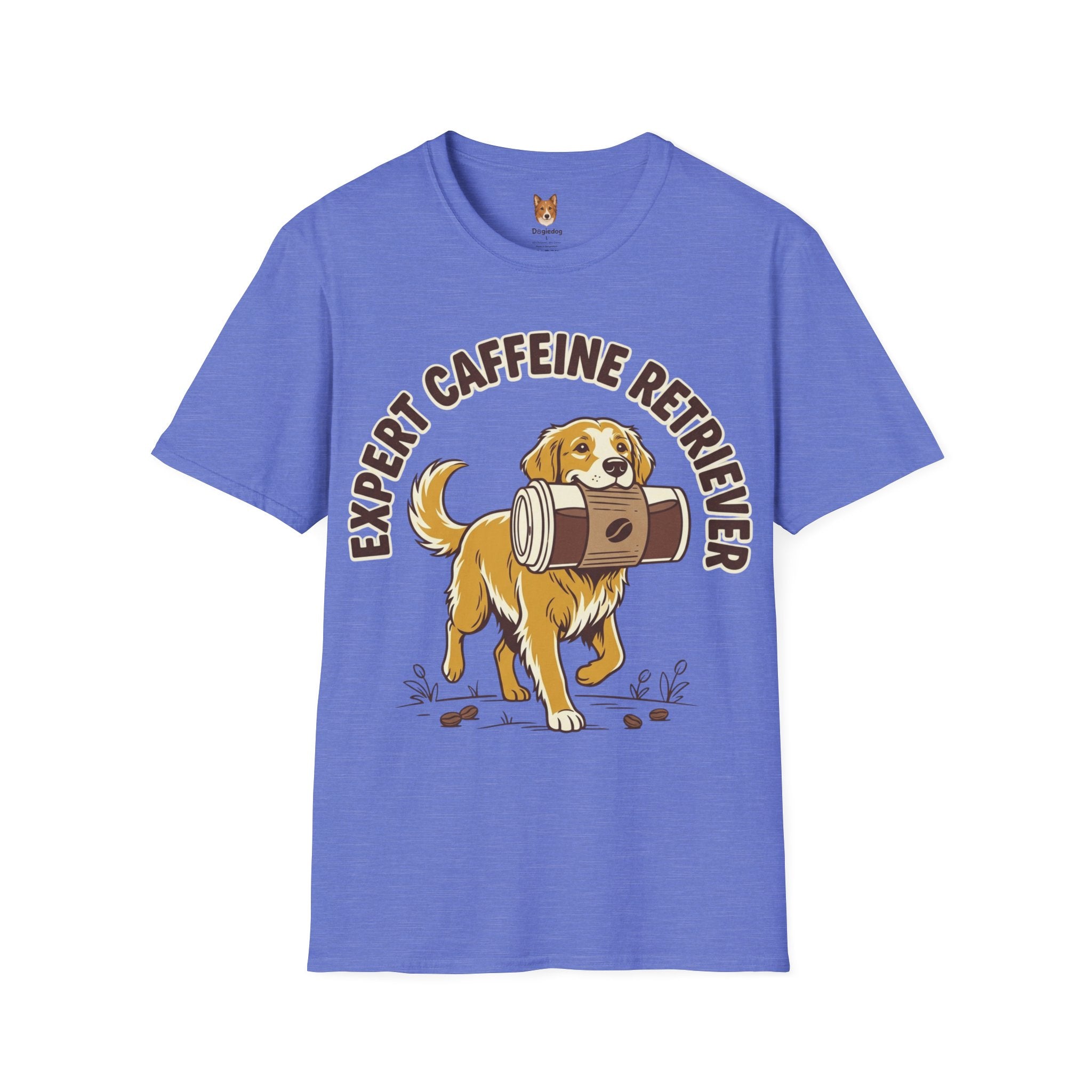 Golden Retriever x Caffeine Retriever - T-Shirt