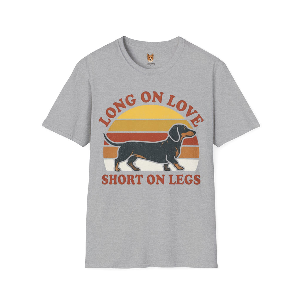 Dachshund x Long on Love, Short on Legs - T-Shirt