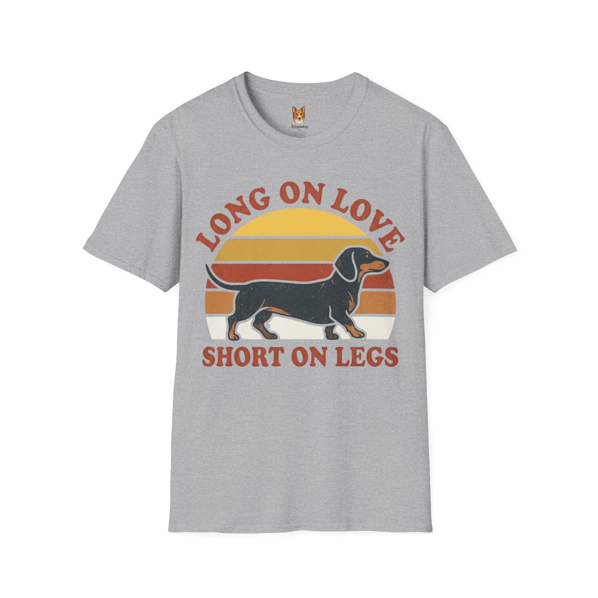 Dachshund x Long on Love, Short on Legs - T-Shirt