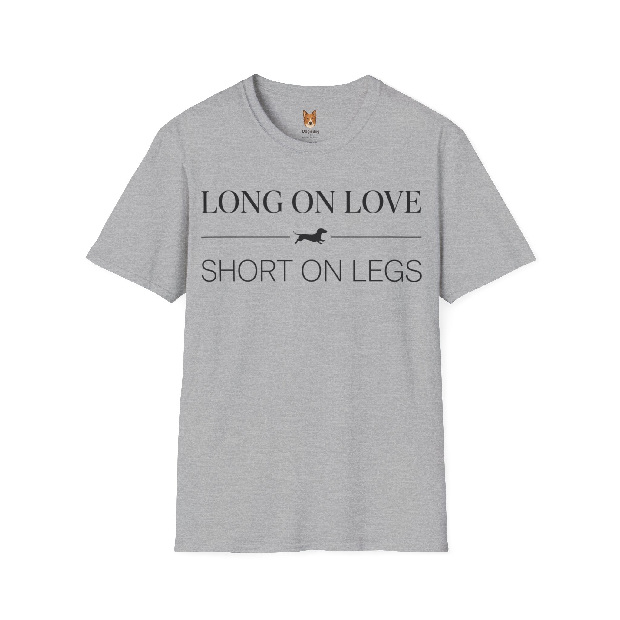 Dachshund x Long on Love, Short on Legs - T-Shirt