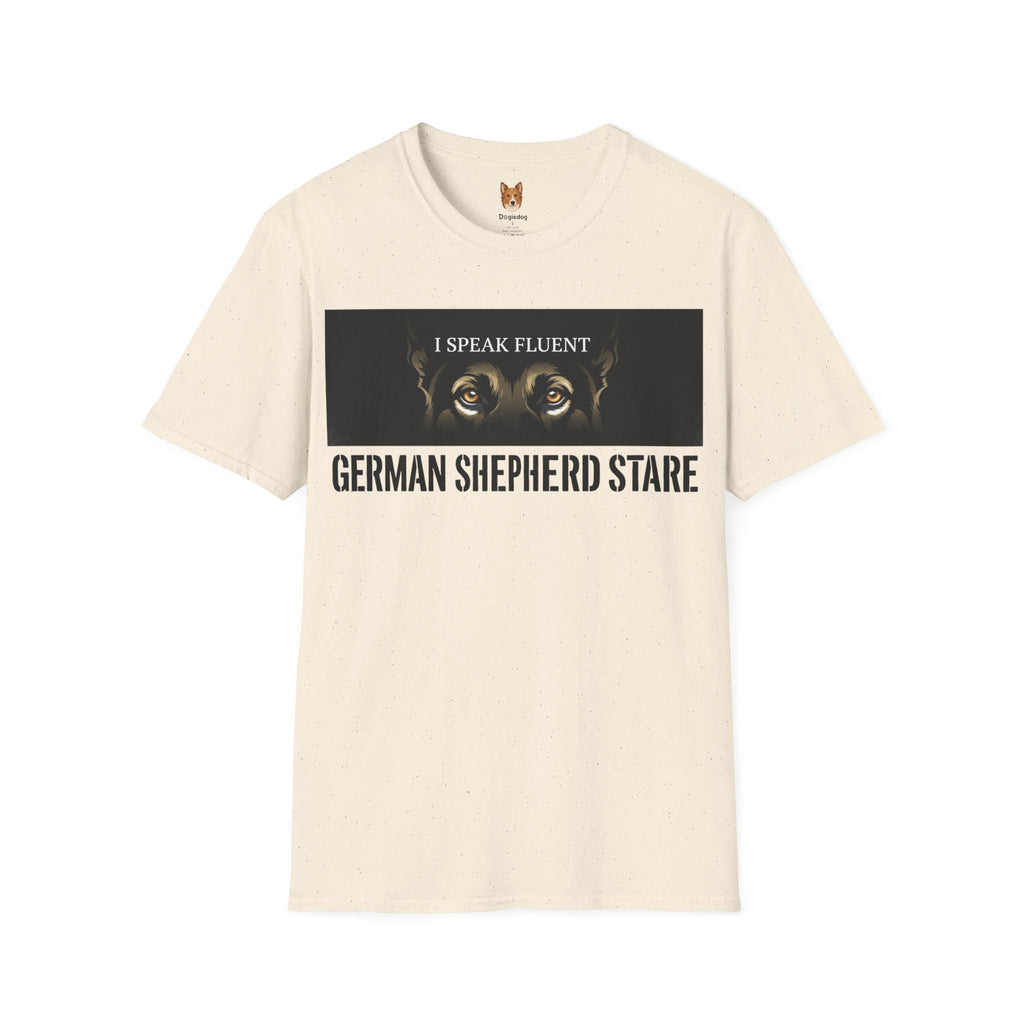 German Shepherd x I Speak Fluent - T Shirt