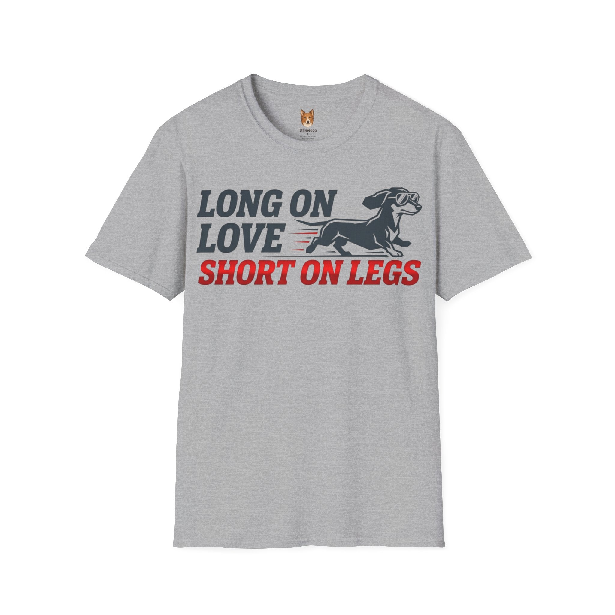Dachshund x Long on Love, Short on Legs - T-Shirt