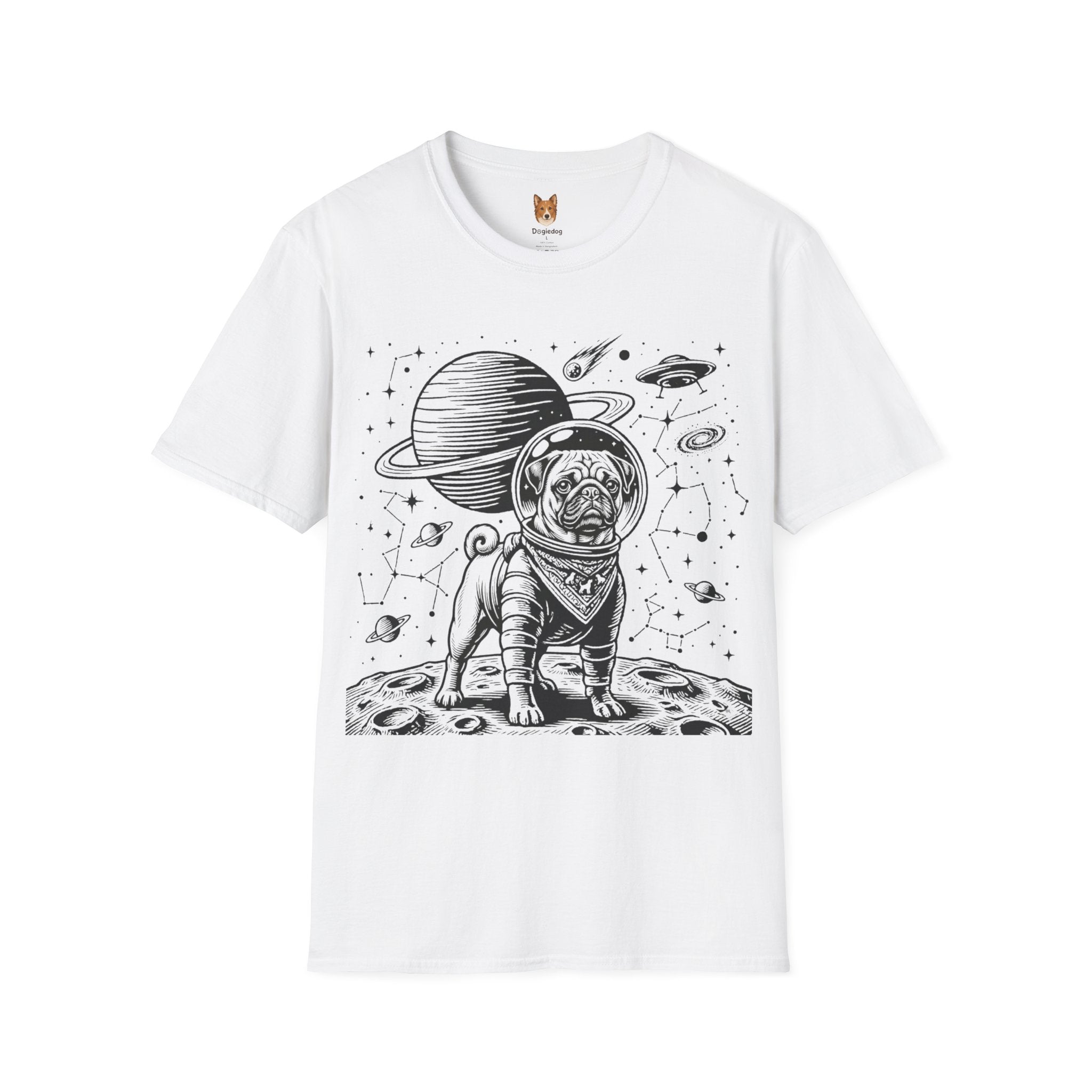 Pug x Astronaut - T-Shirt