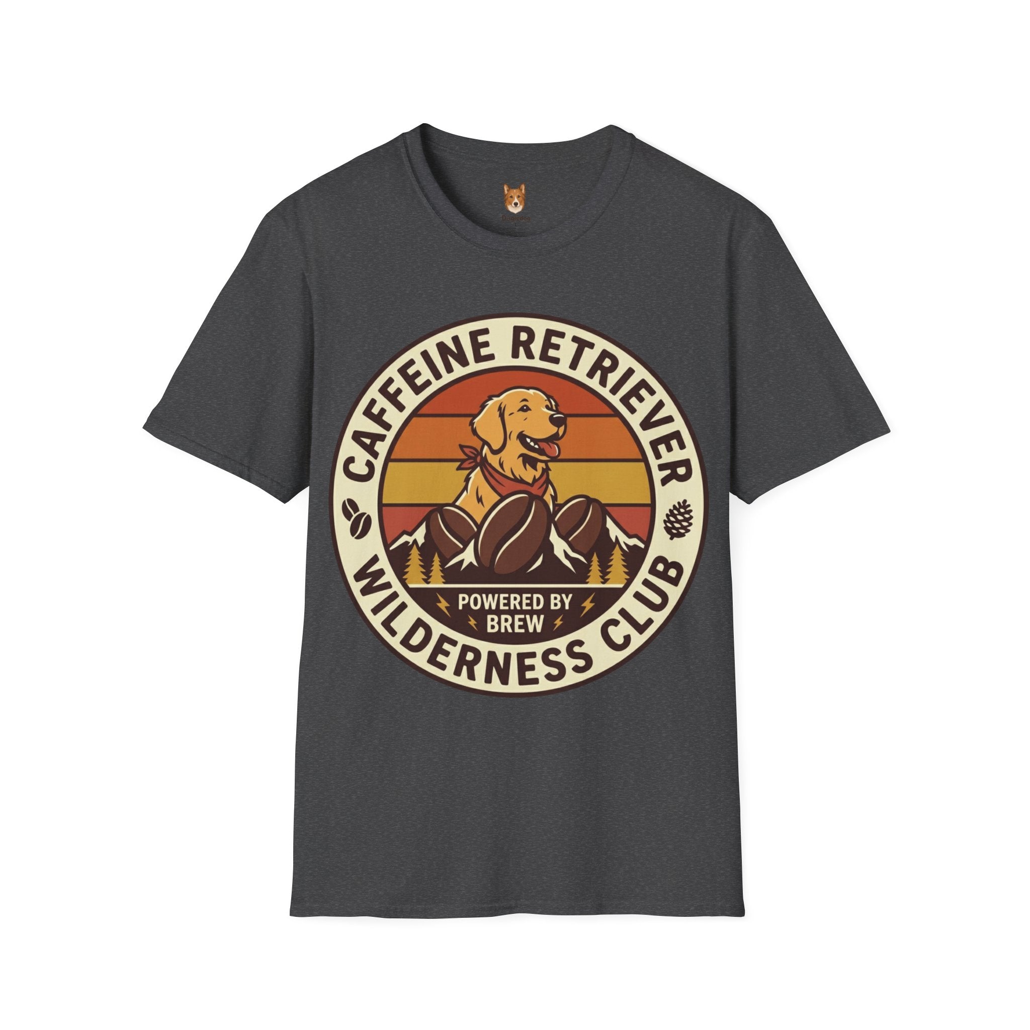 Golden Retriever x Caffeine Retriever - T-Shirt