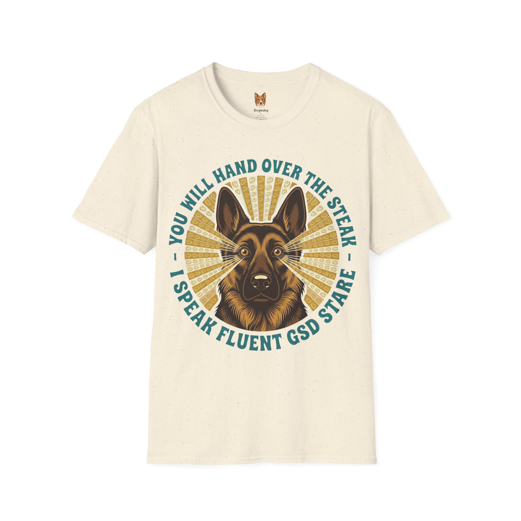 German Shepherd x I Speak Fluent - T-Shirt