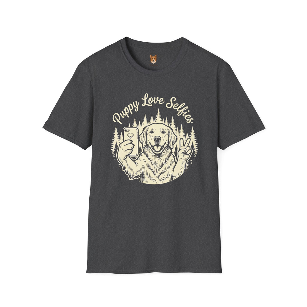 Golden Retriever x Puppy Loves Selfies - T-Shirt