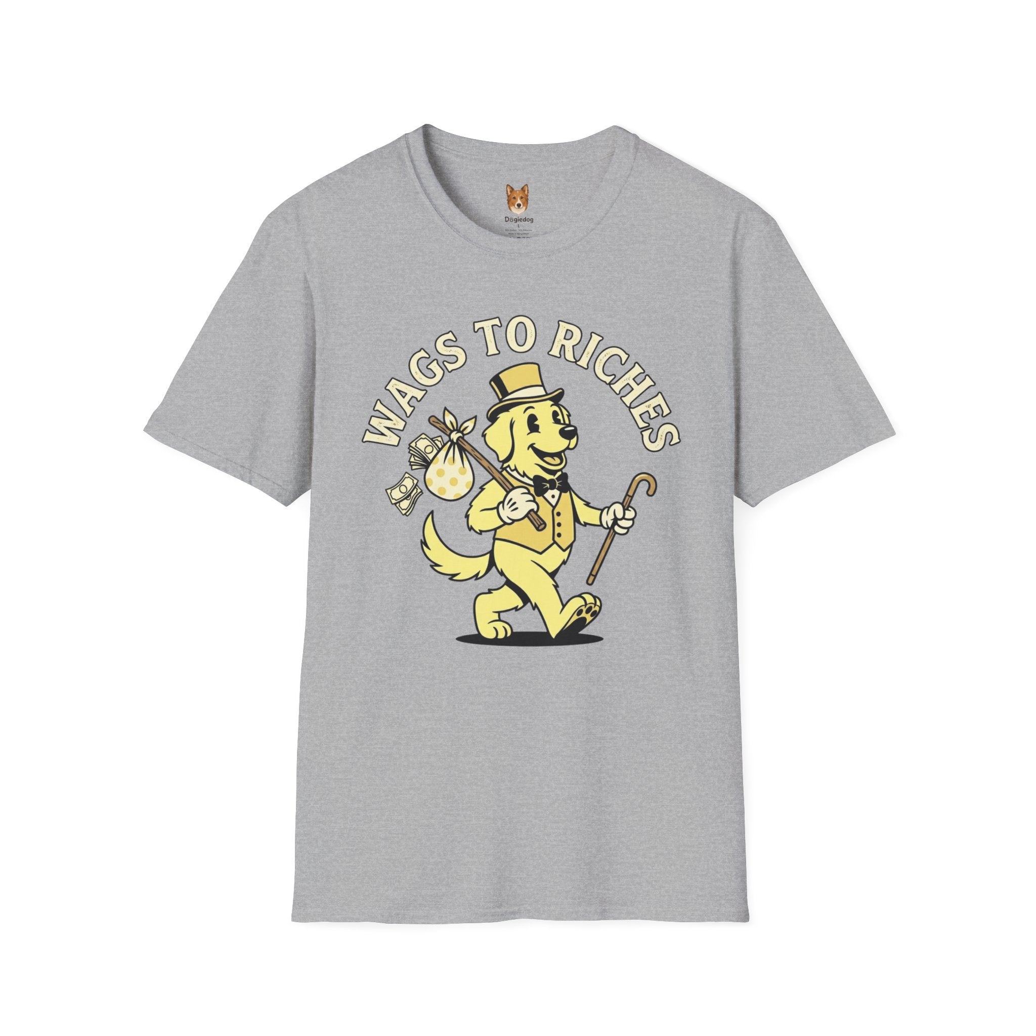 Golden Retriever x Wags to Riches - T-Shirt