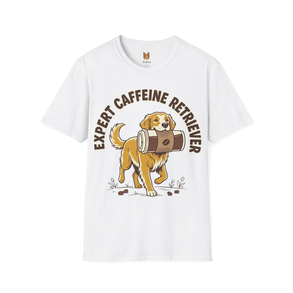 Golden Retriever x Caffeine Retriever - T-Shirt