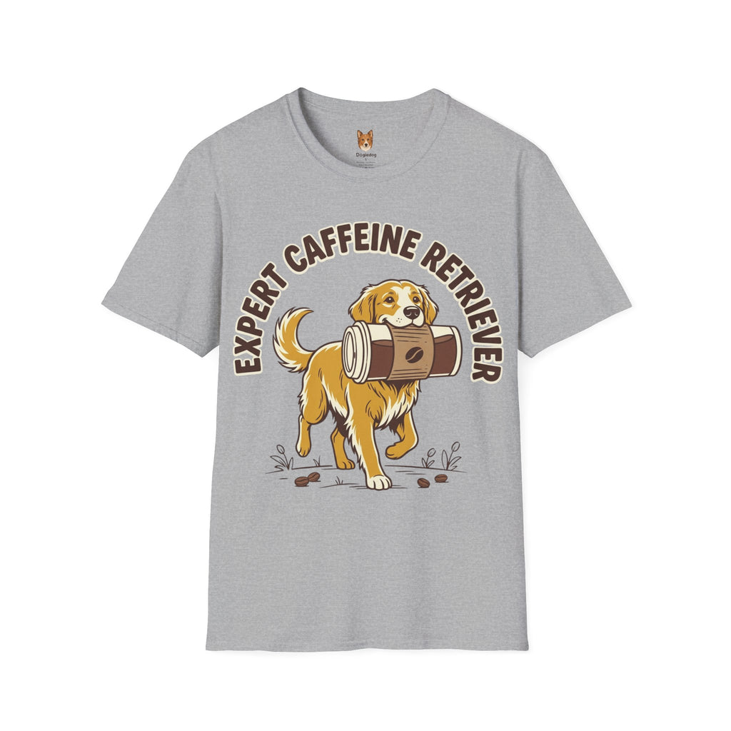 Golden Retriever x Caffeine Retriever - T-Shirt