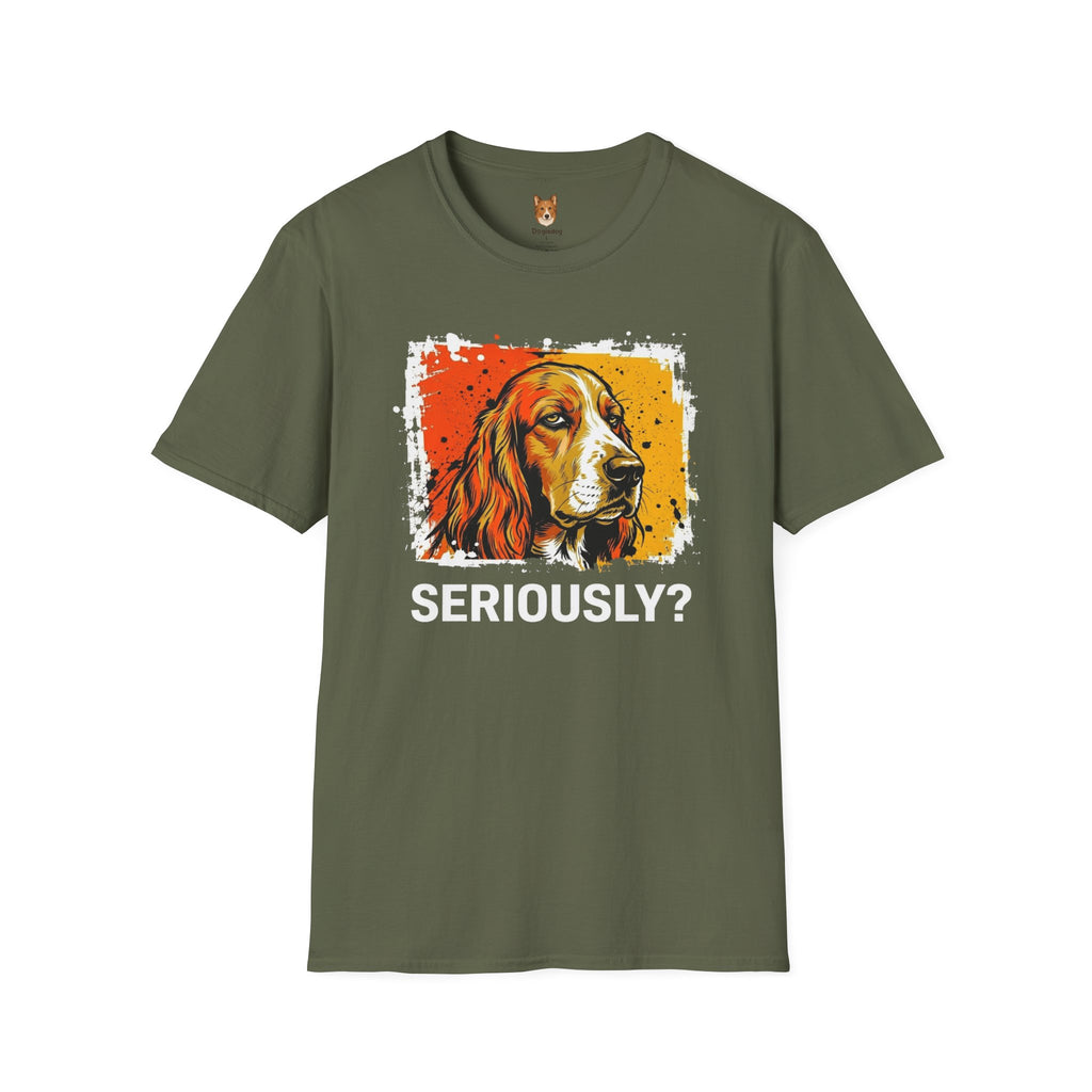 English Cocker Spaniel x Seriously T-Shirt