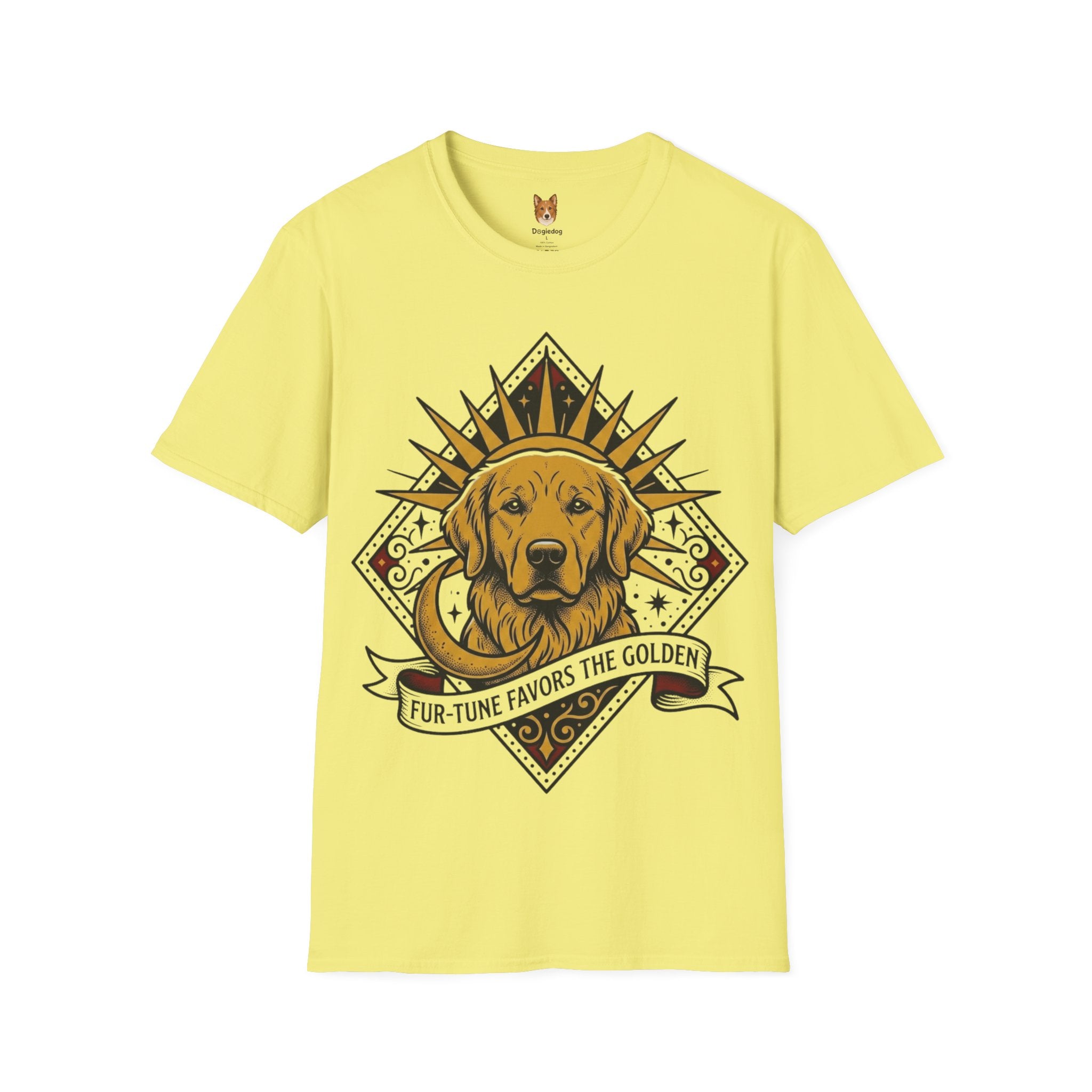 Golden Retriever x Furtune Favors the Golden - T-Shirt