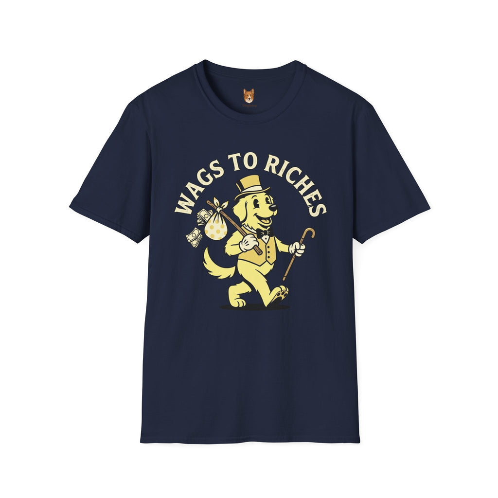 Golden Retriever x Wags to Riches - T-Shirt