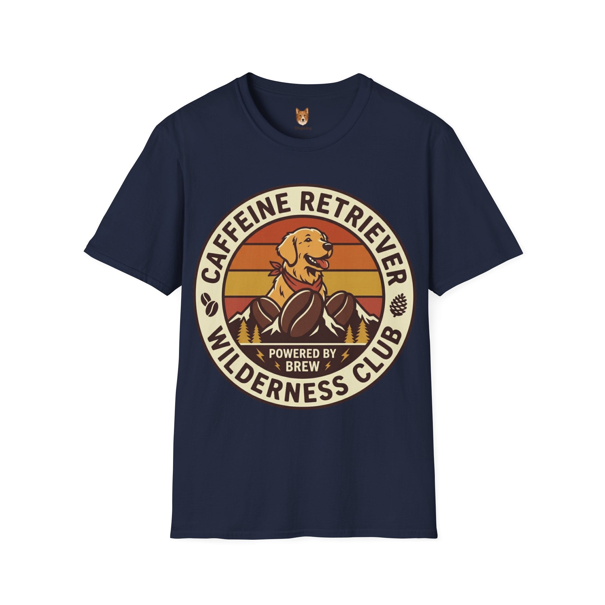 Golden Retriever x Caffeine Retriever - T-Shirt