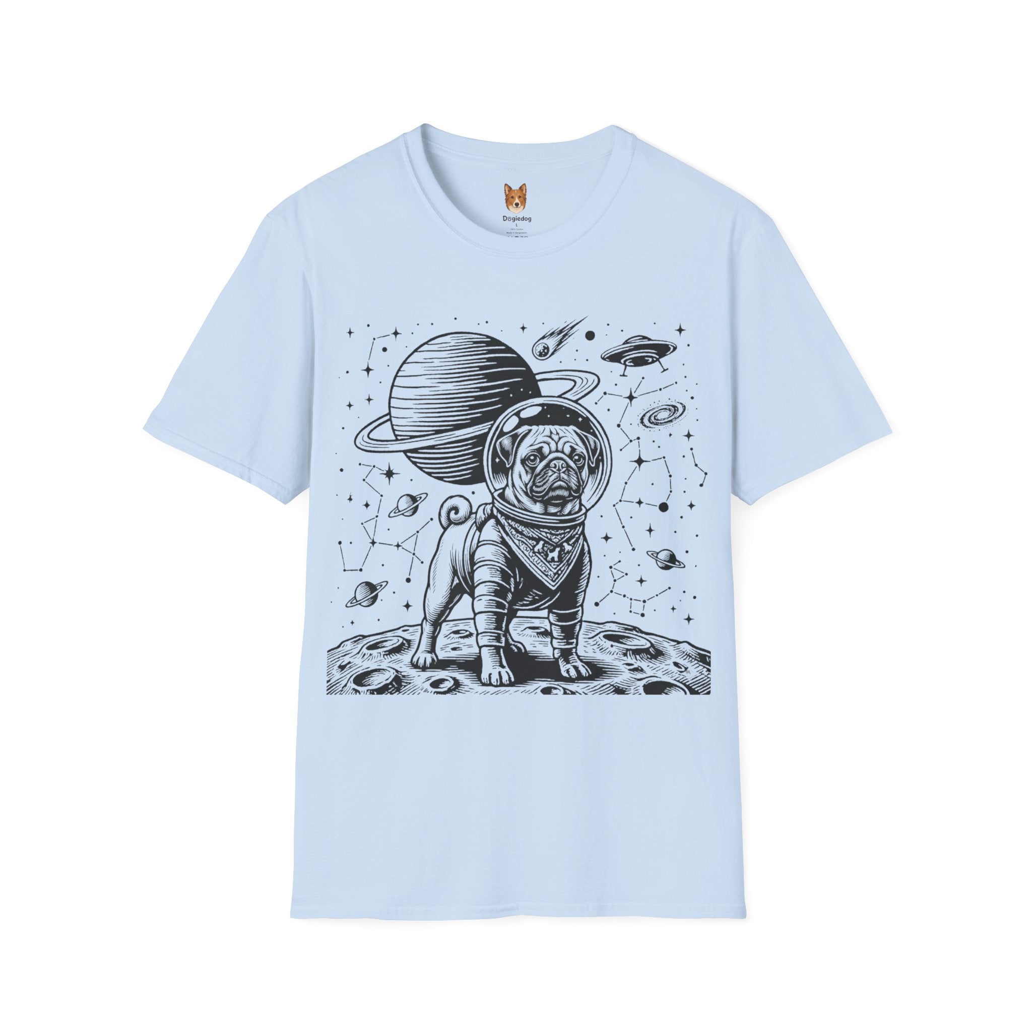 Pug x Astronaut - T-Shirt