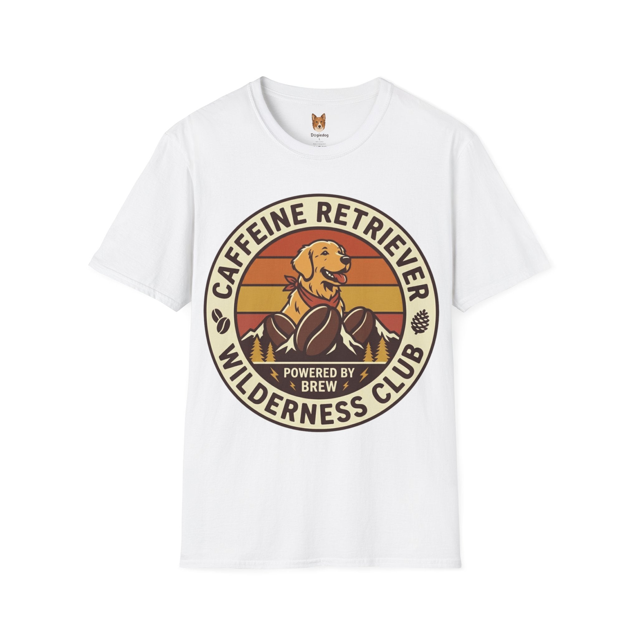Golden Retriever x Caffeine Retriever - T-Shirt