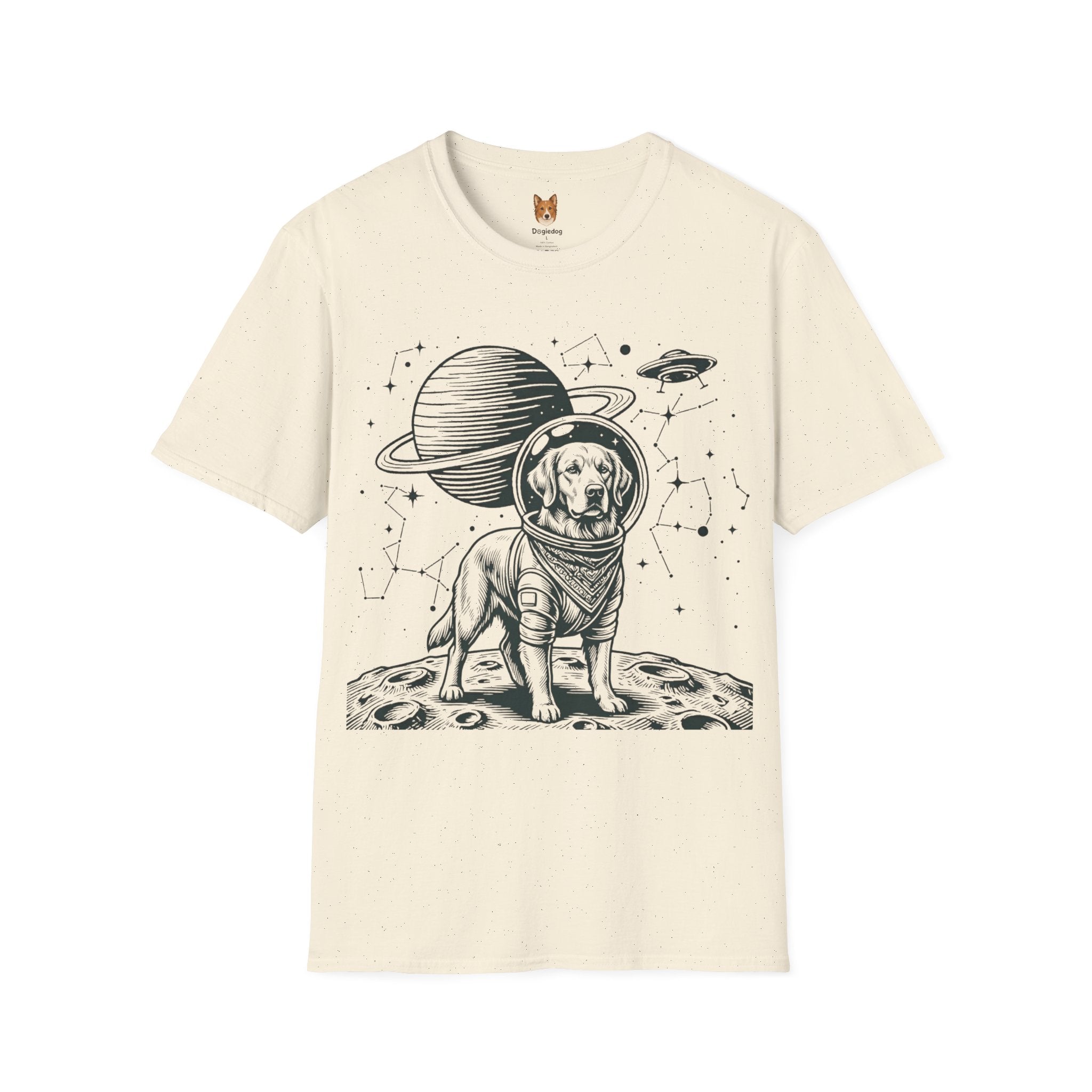 Golden Retriever x Astronaut - T-Shirt