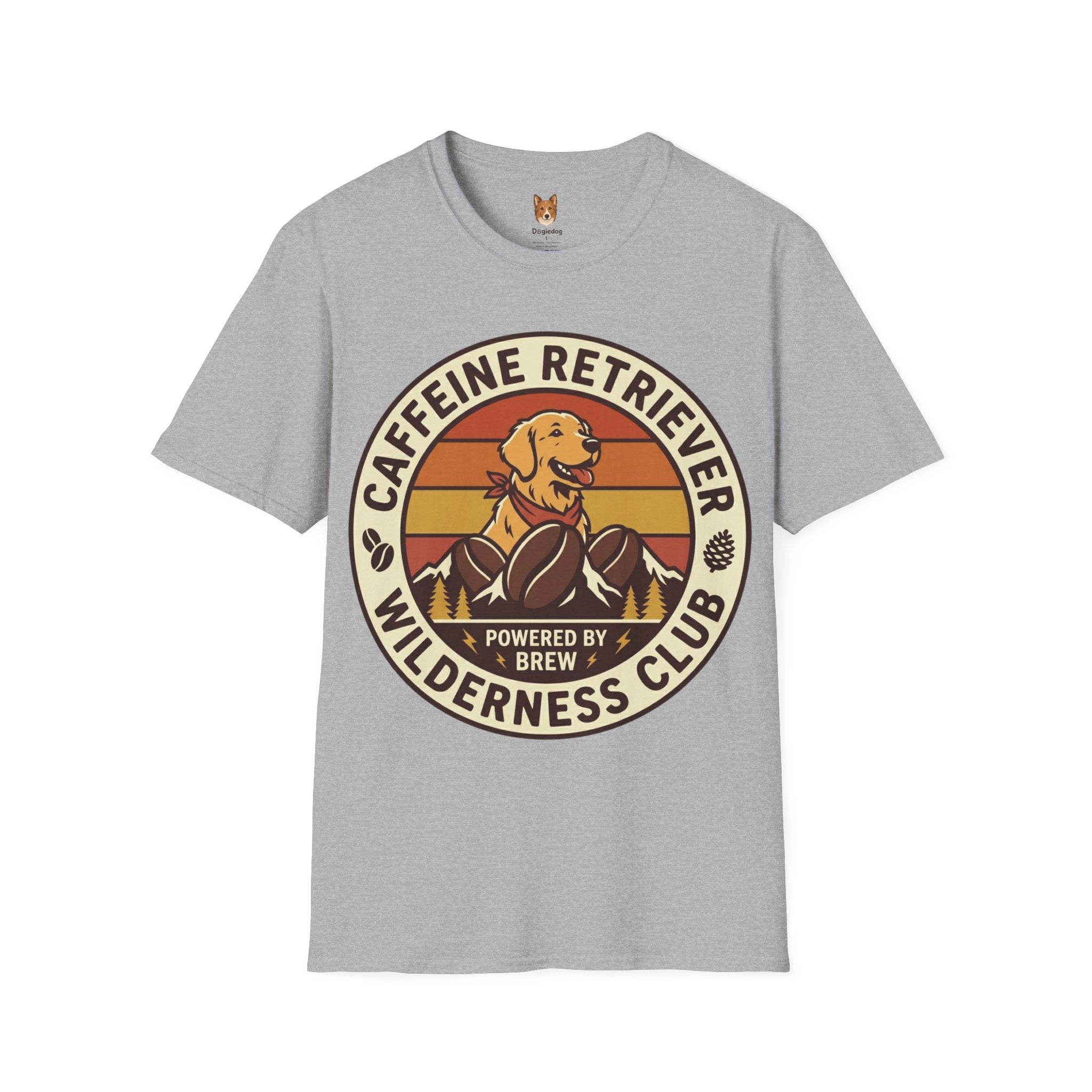 Golden Retriever x Caffeine Retriever - T-Shirt