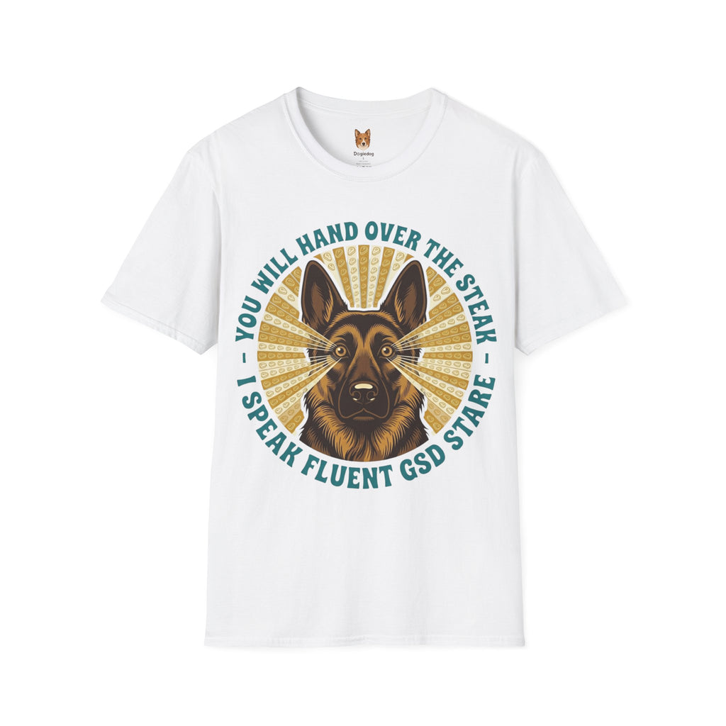 German Shepherd x I Speak Fluent - T-Shirt