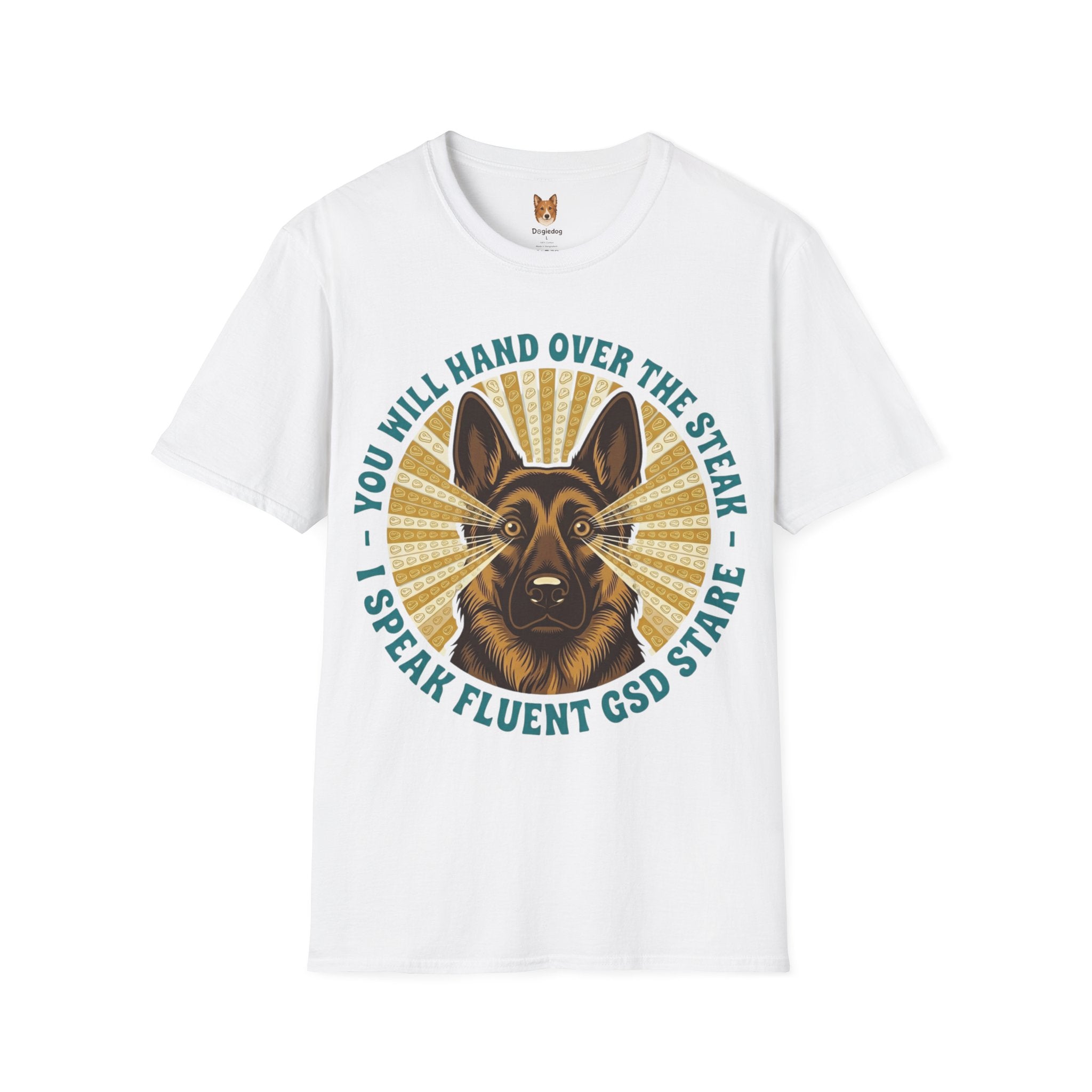 German Shepherd x I Speak Fluent - T-Shirt