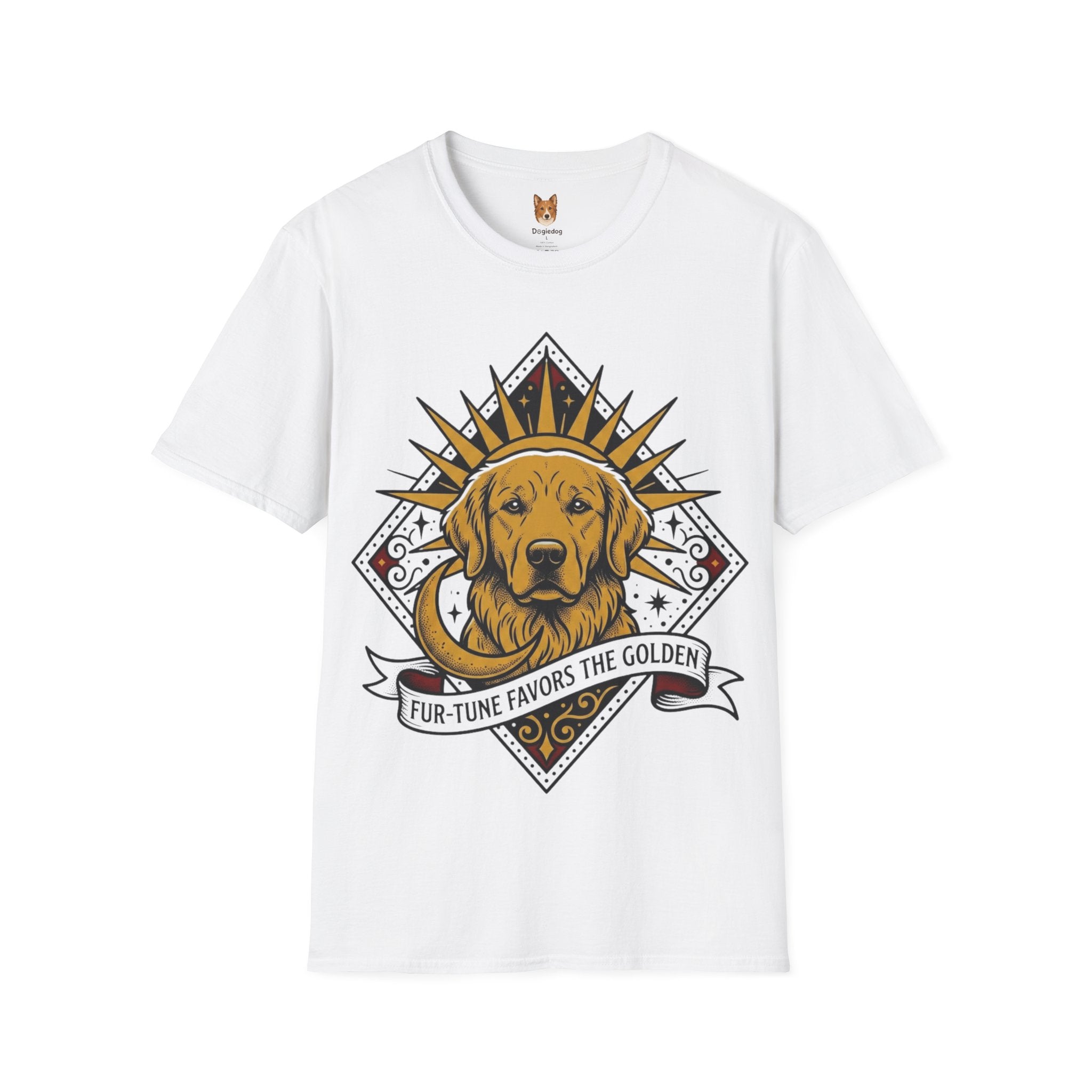 Golden Retriever x Furtune Favors the Golden - T-Shirt
