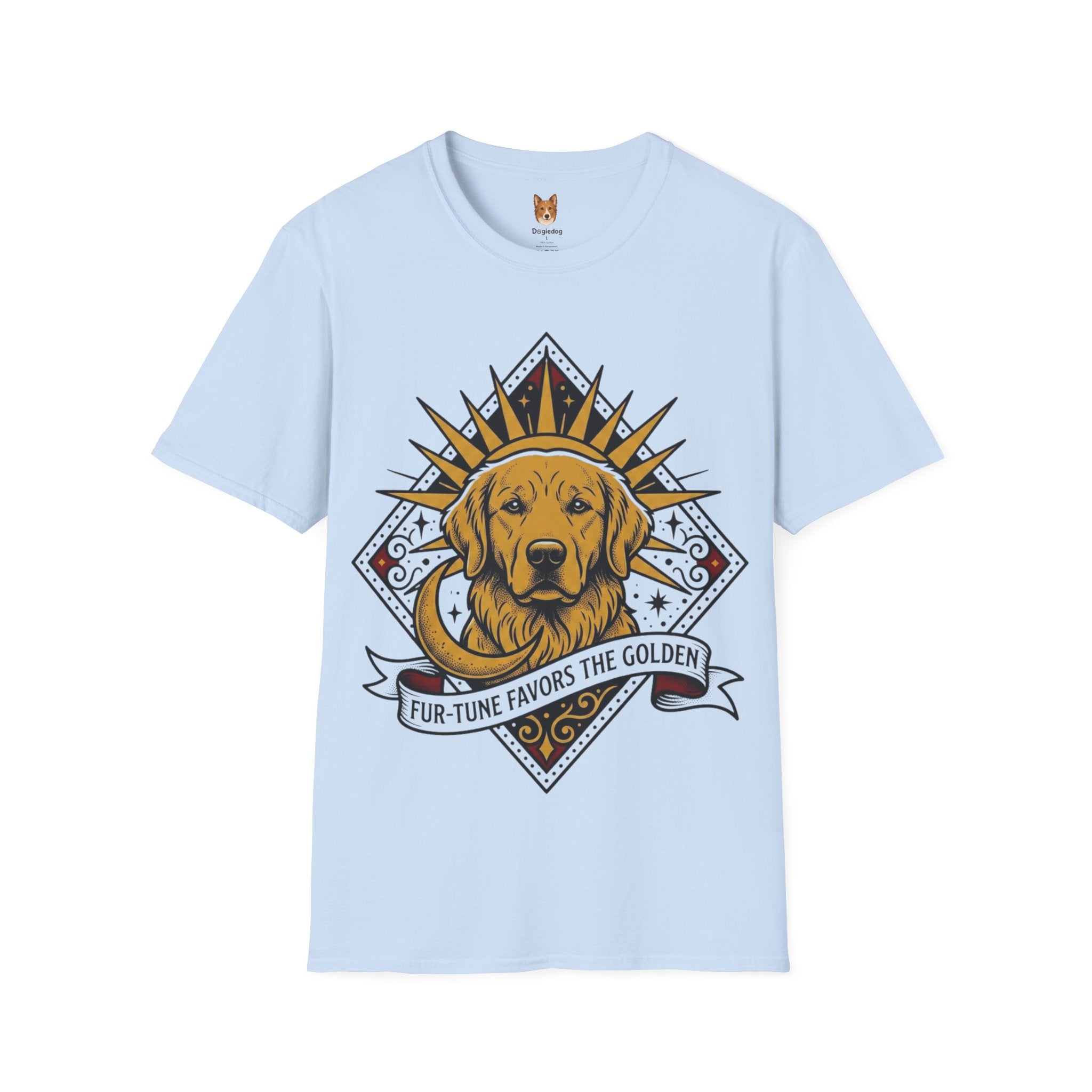 Golden Retriever x Furtune Favors the Golden - T-Shirt