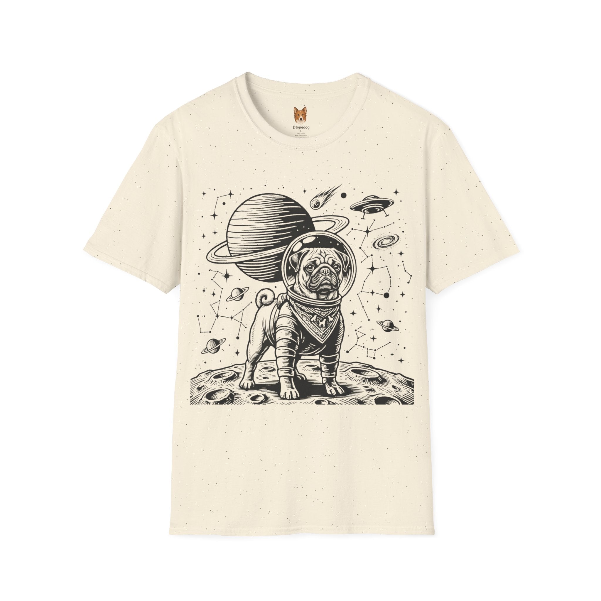 Pug x Astronaut - T-Shirt