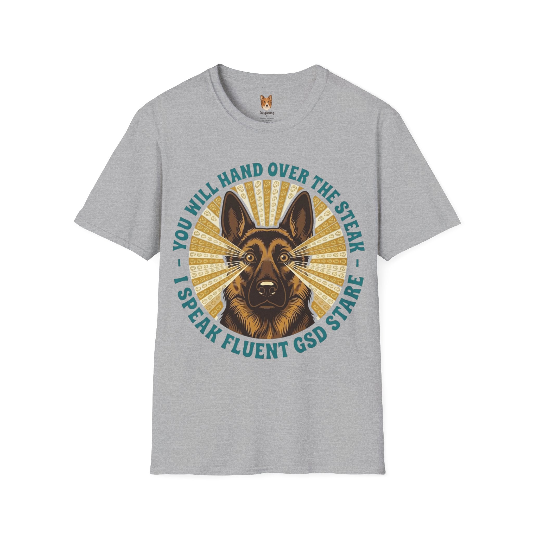 German Shepherd x I Speak Fluent - T-Shirt