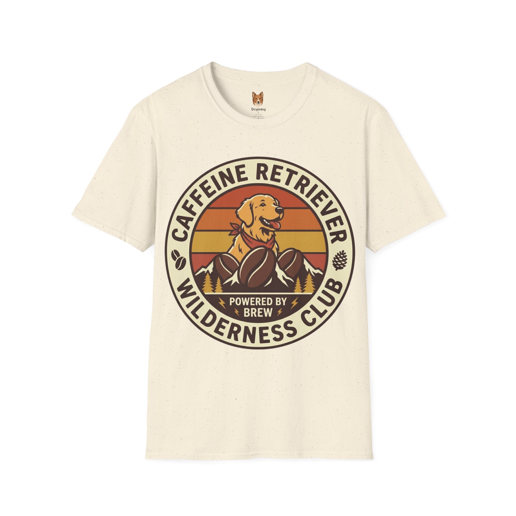 Golden Retriever x Caffeine Retriever - T-Shirt