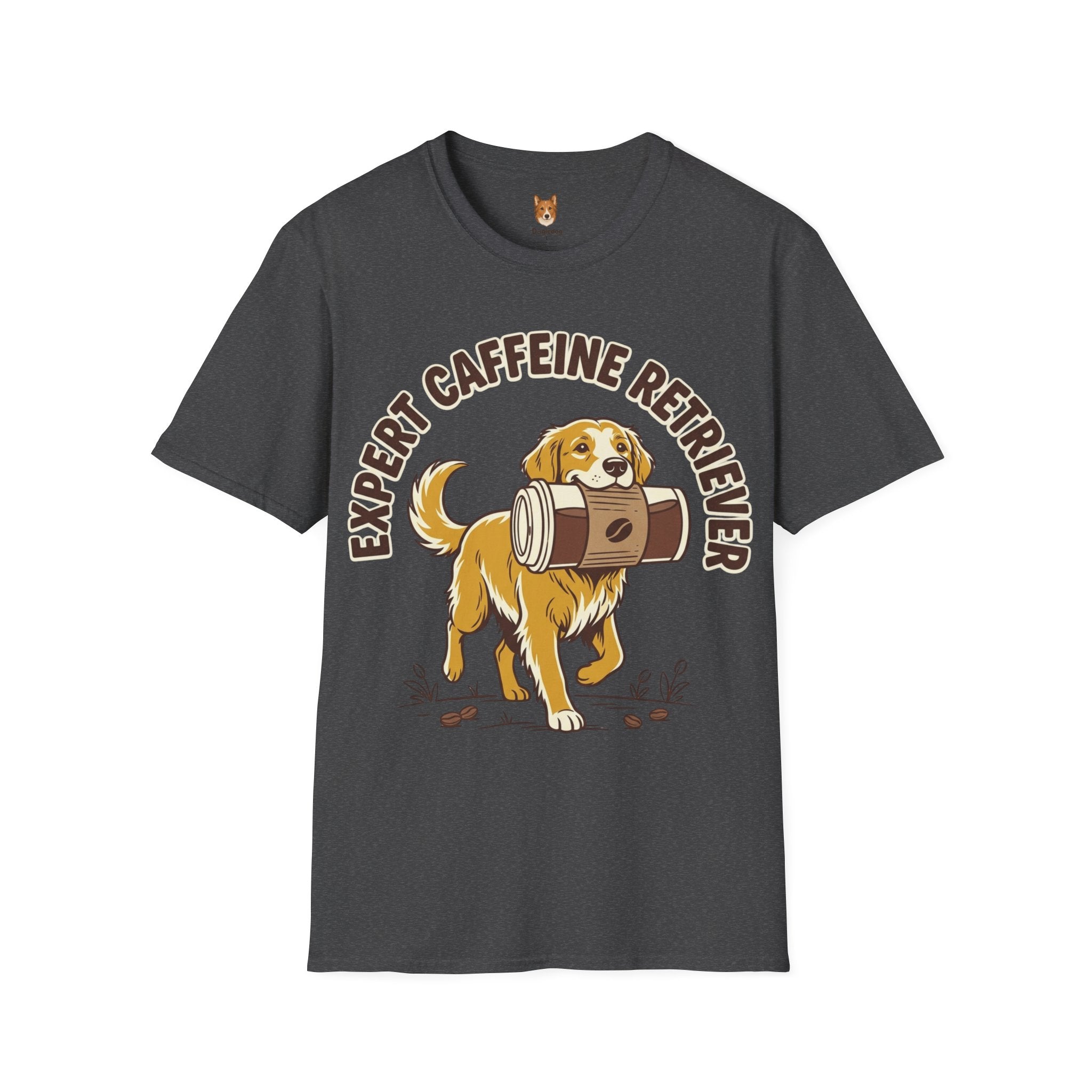 Golden Retriever x Caffeine Retriever - T-Shirt