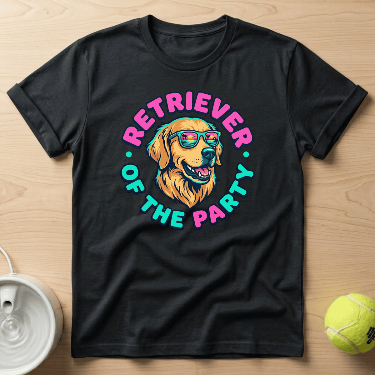 Golden Retriever x Retriever of the Party - T-Shirt