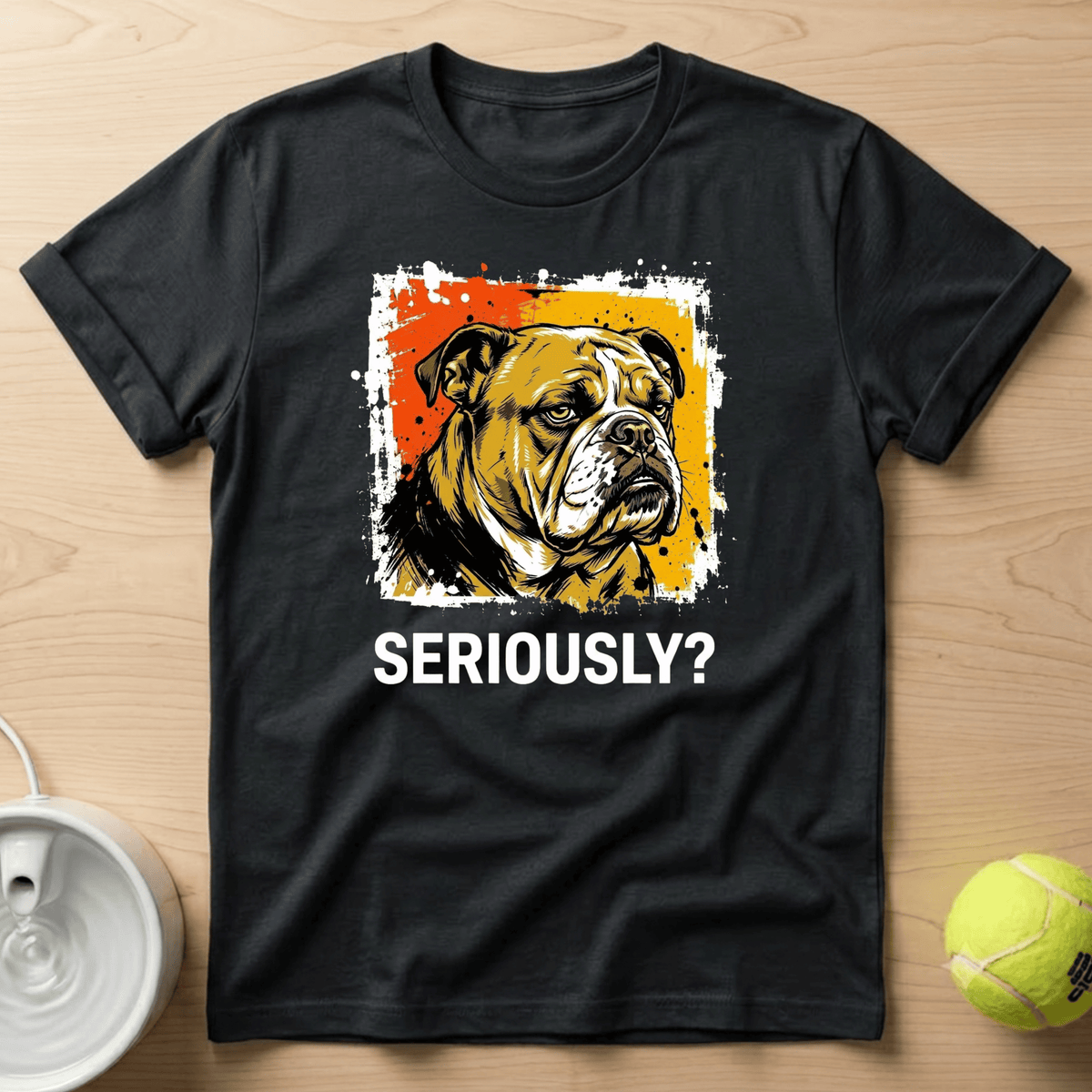 Bulldog x Seriously T-shirt