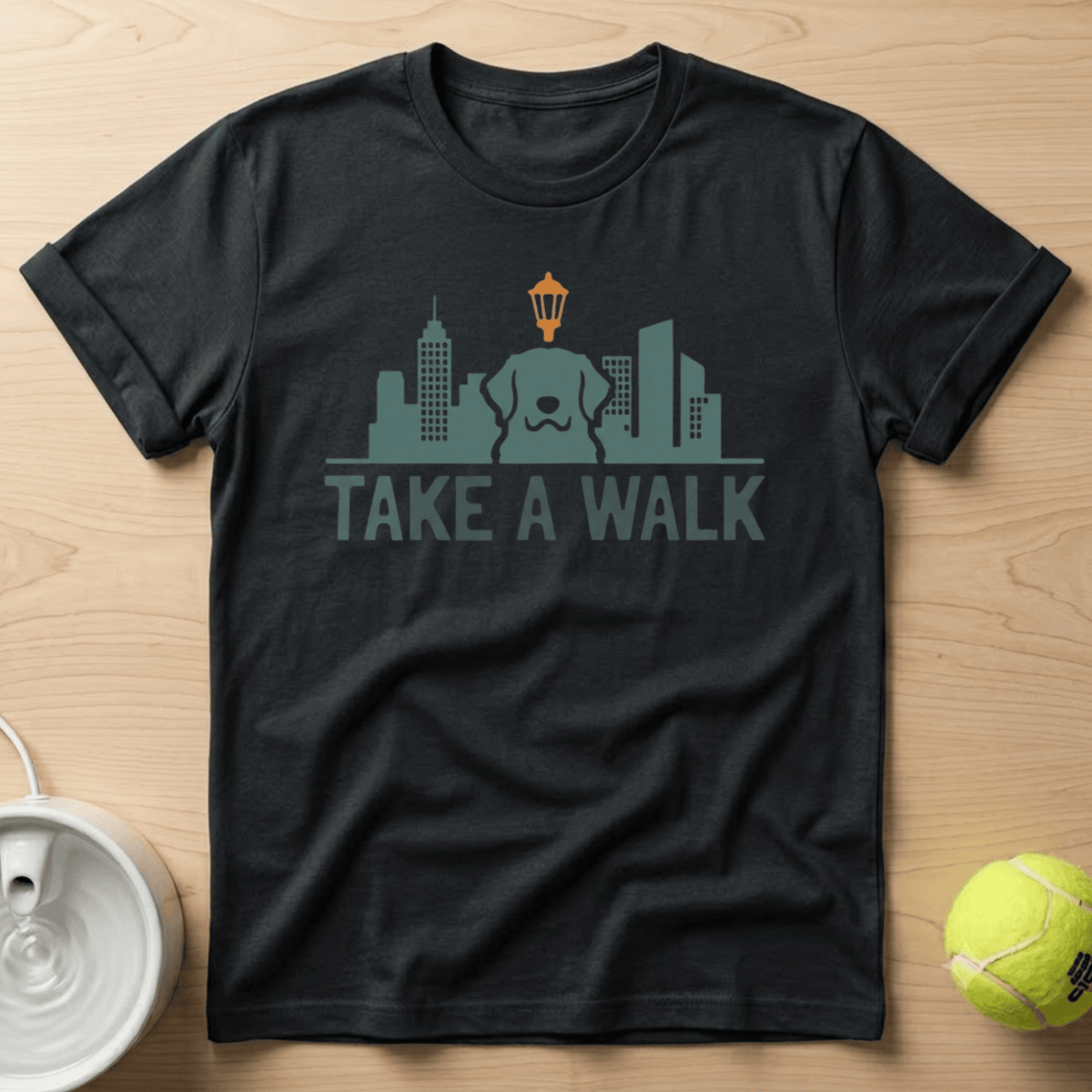 Golden Retriever x Take a walk - T-Shirt