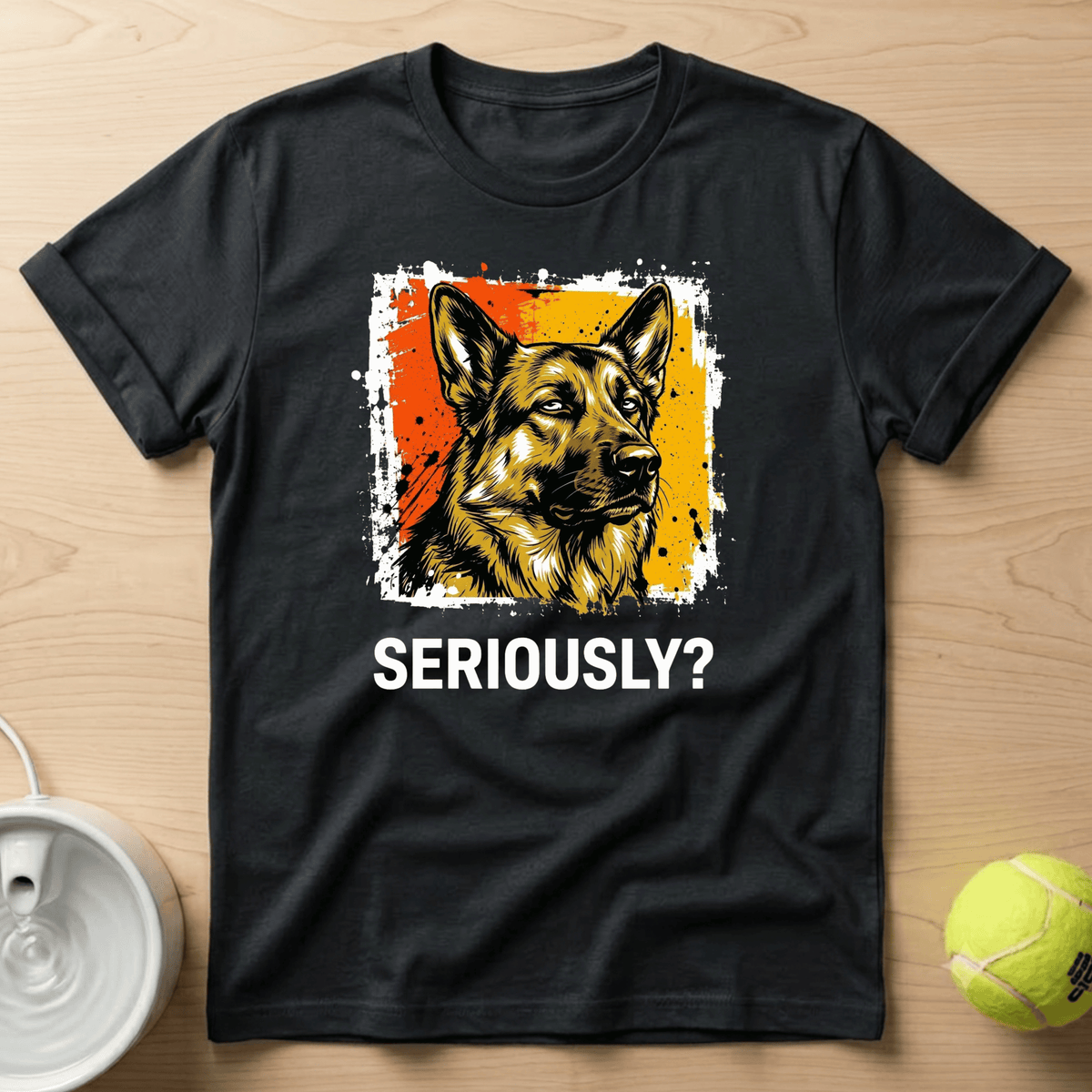 German Shepherd x Seriously T-shirt