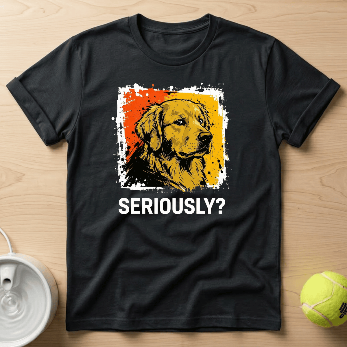 Golden Retriever x Seriously T-shirt