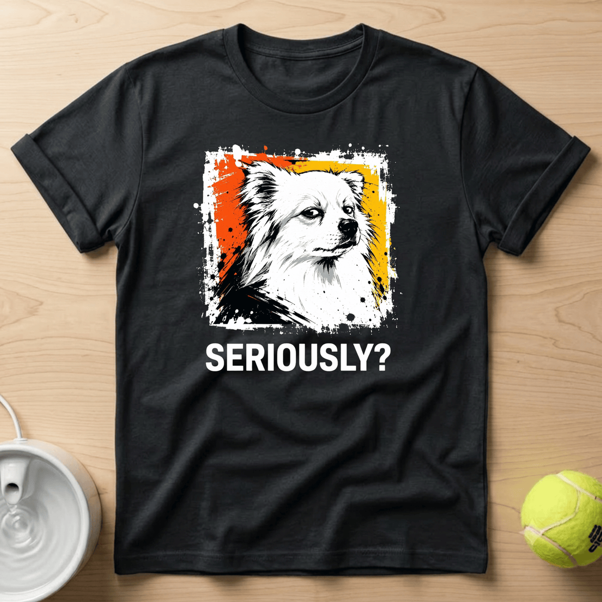 Japanese Spitz x Seriously T-shirt