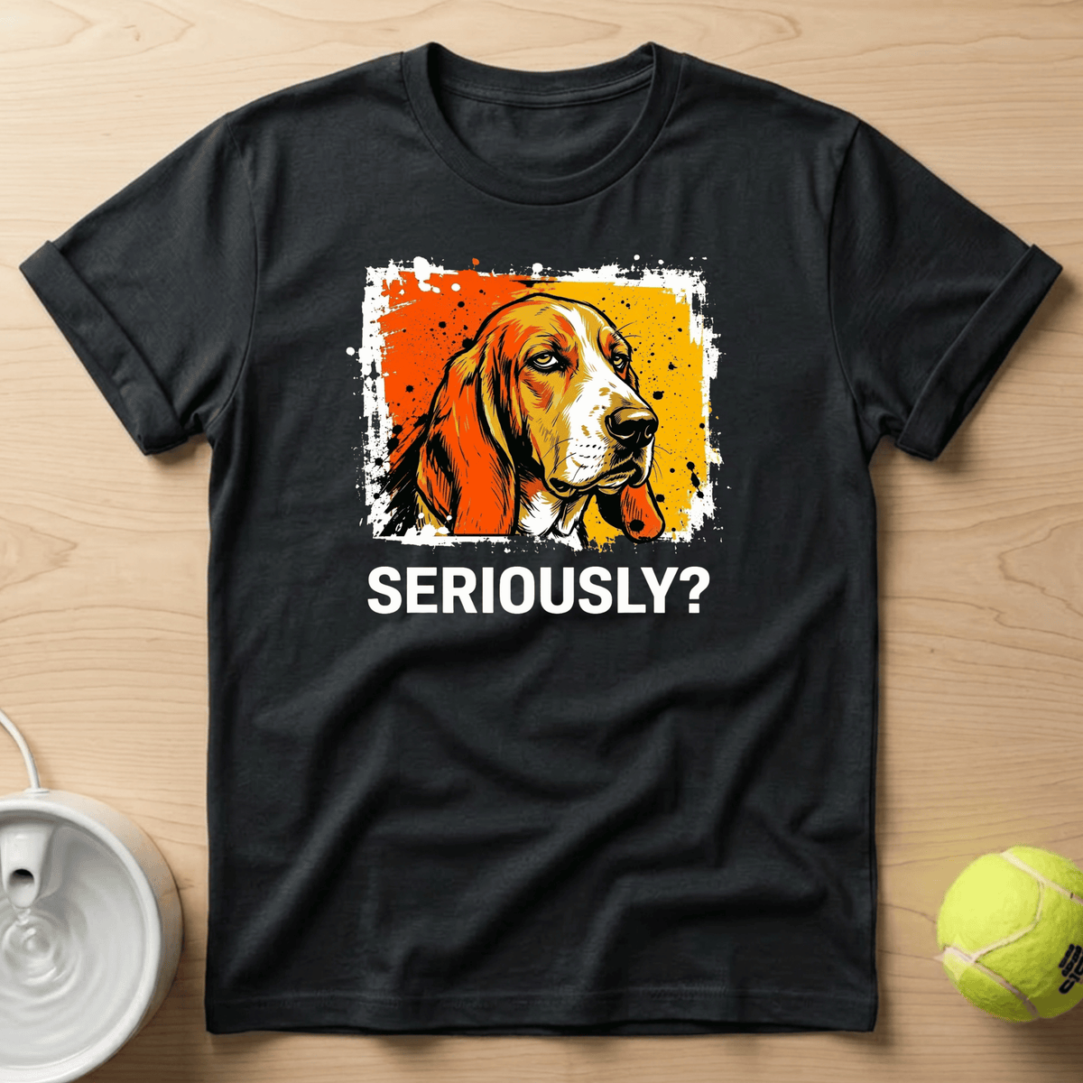 Basset Hound x Seriously T-Shirt