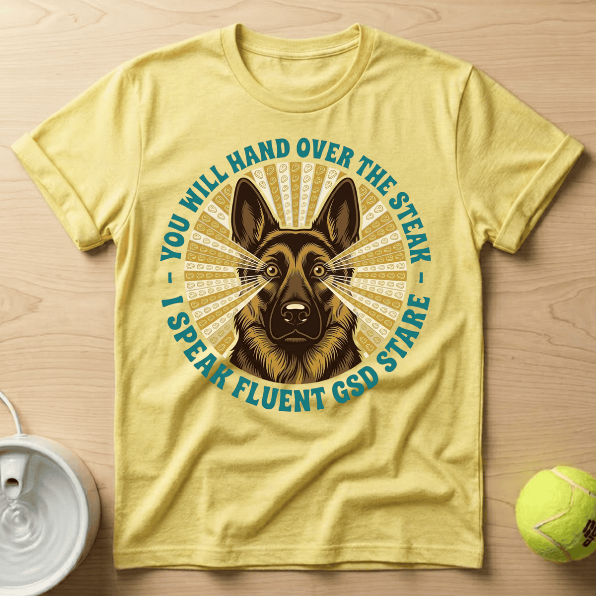 German Shepherd x I Speak Fluent - T-Shirt