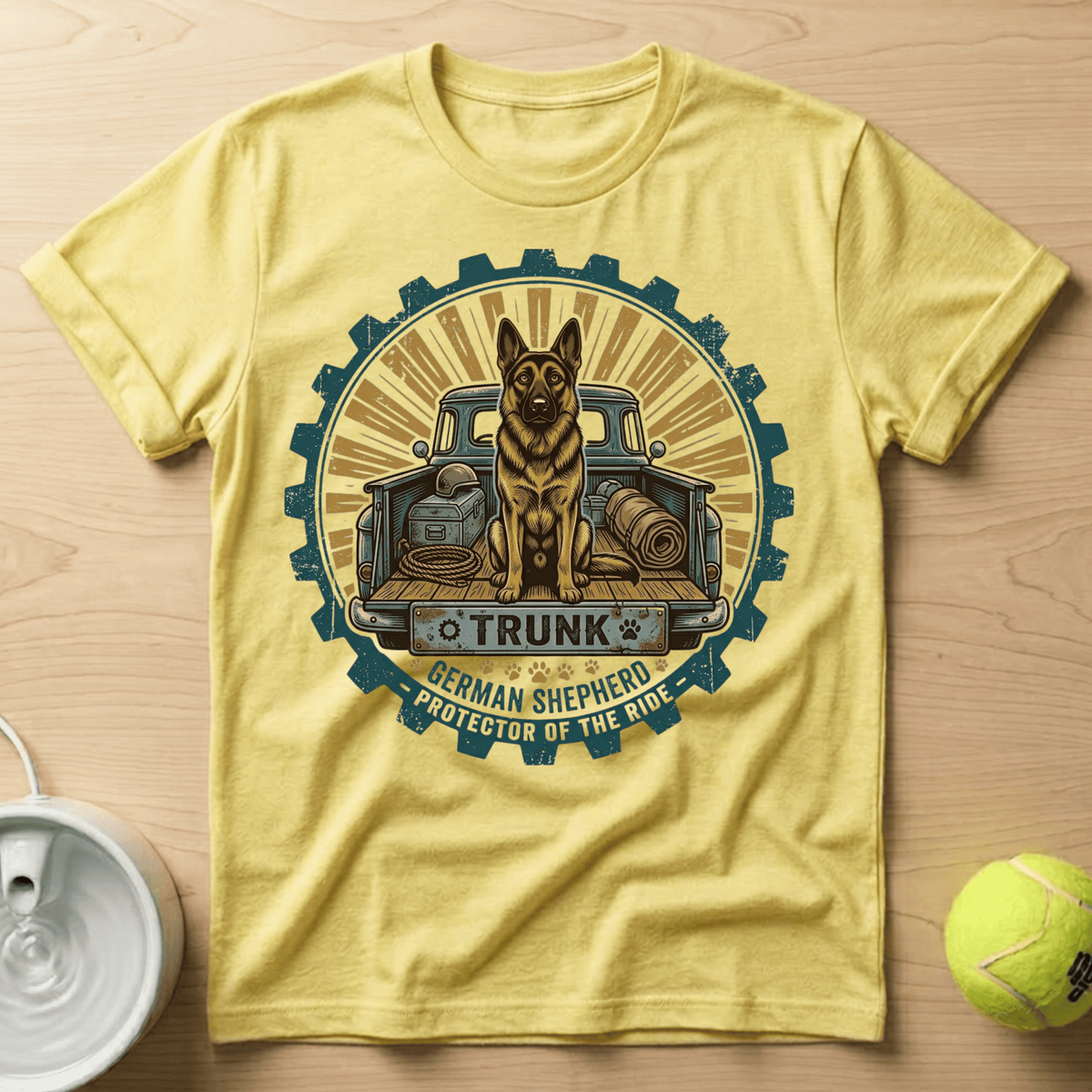 German Shepherd x Protector of the Ride - T-Shirt