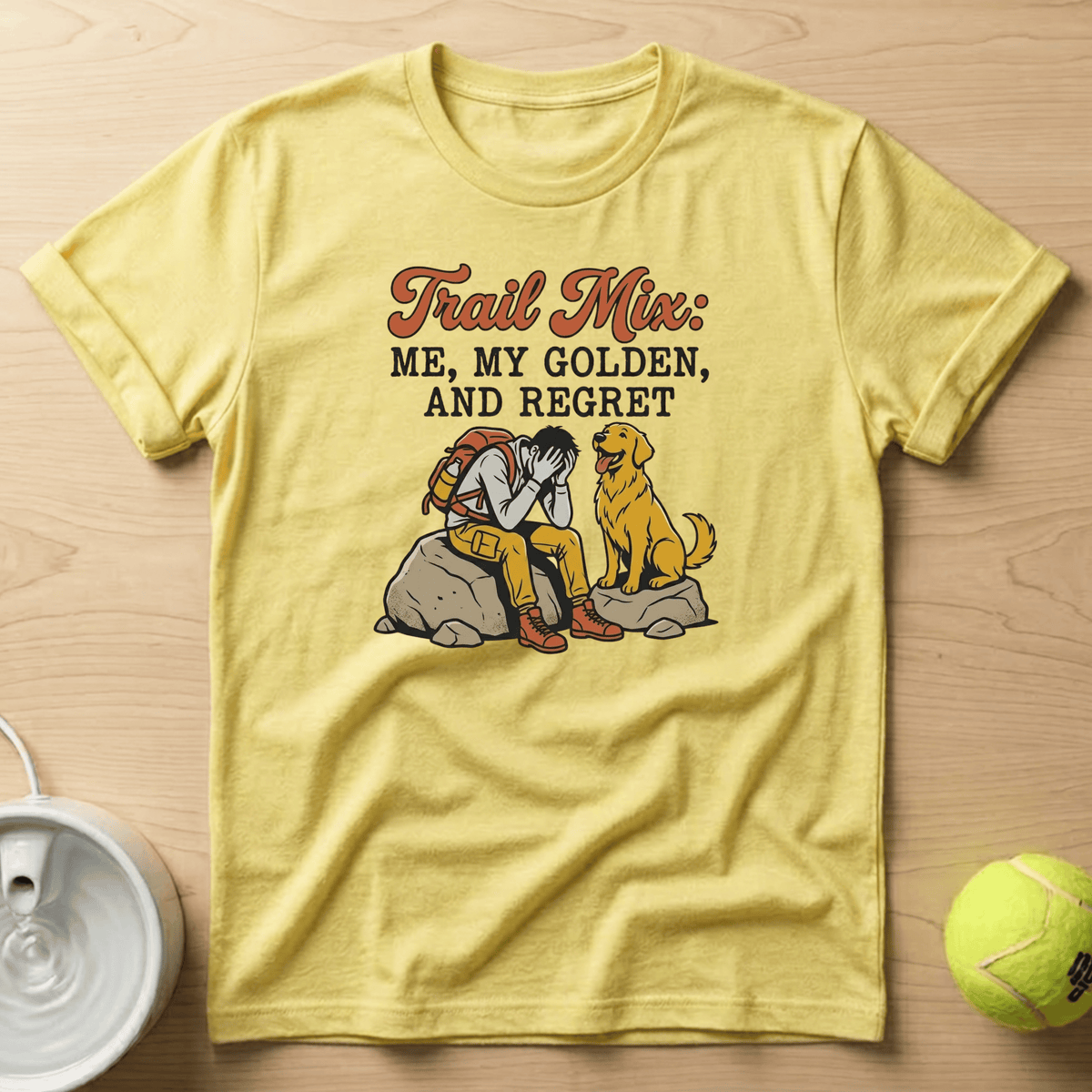 Golden Retriever x Trail Mix - T-Shirt