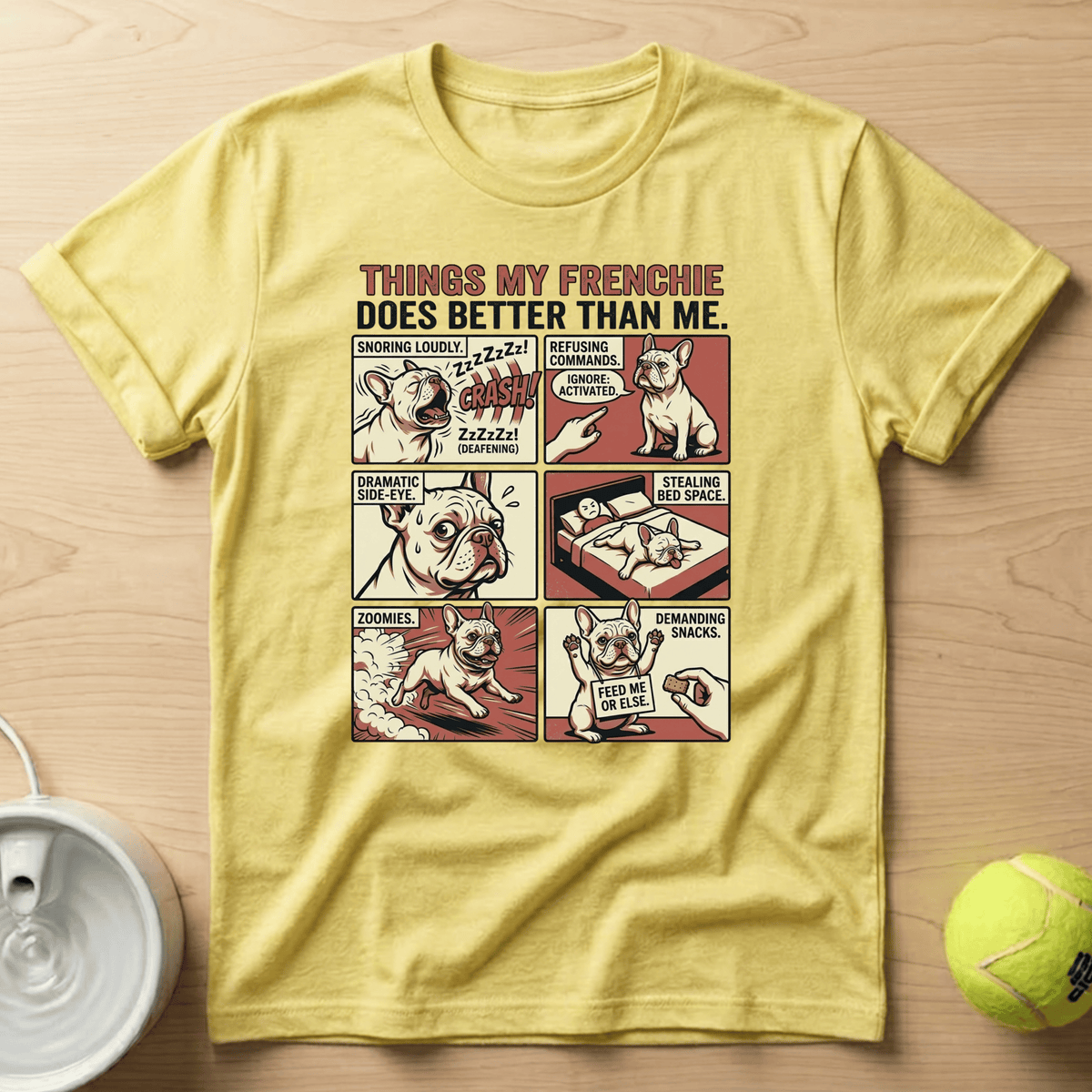 French Bulldog x Comic Strip - T-Shirt