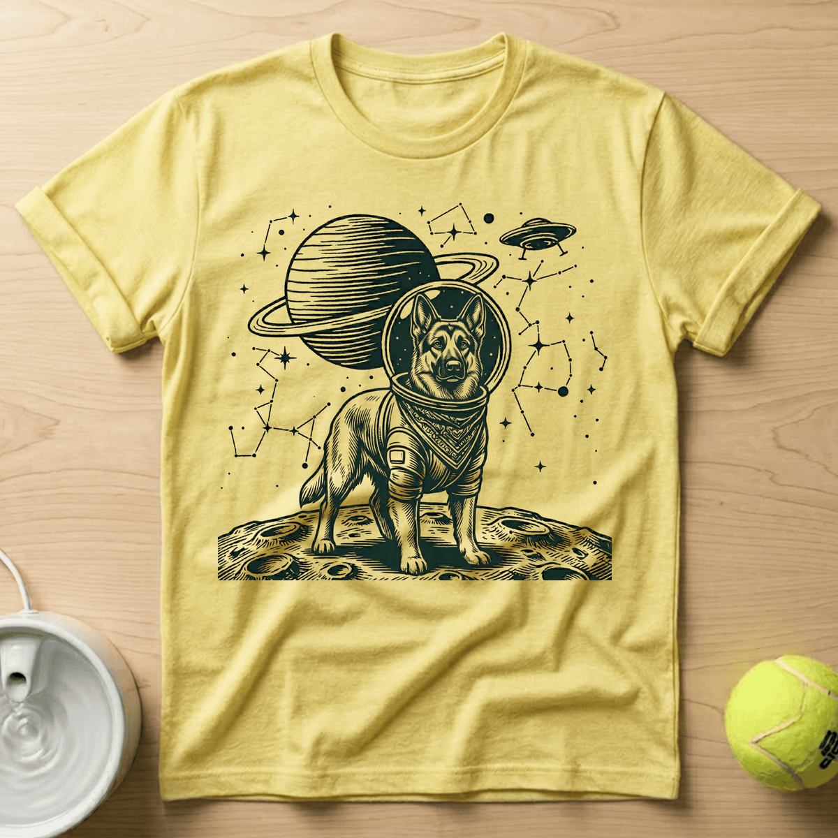 German Shepherd x Astronaut - T-Shirt