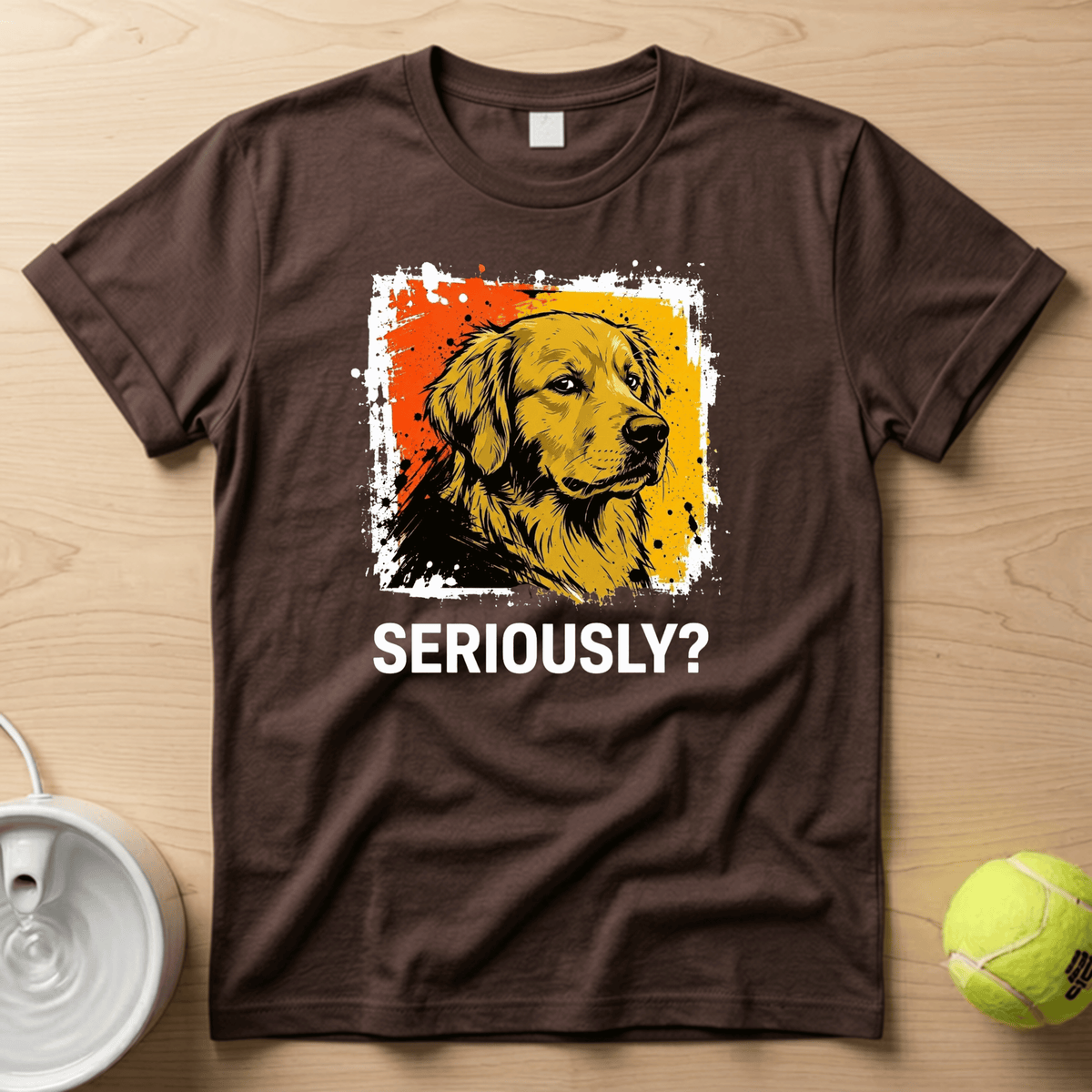 Golden Retriever x Seriously T-shirt