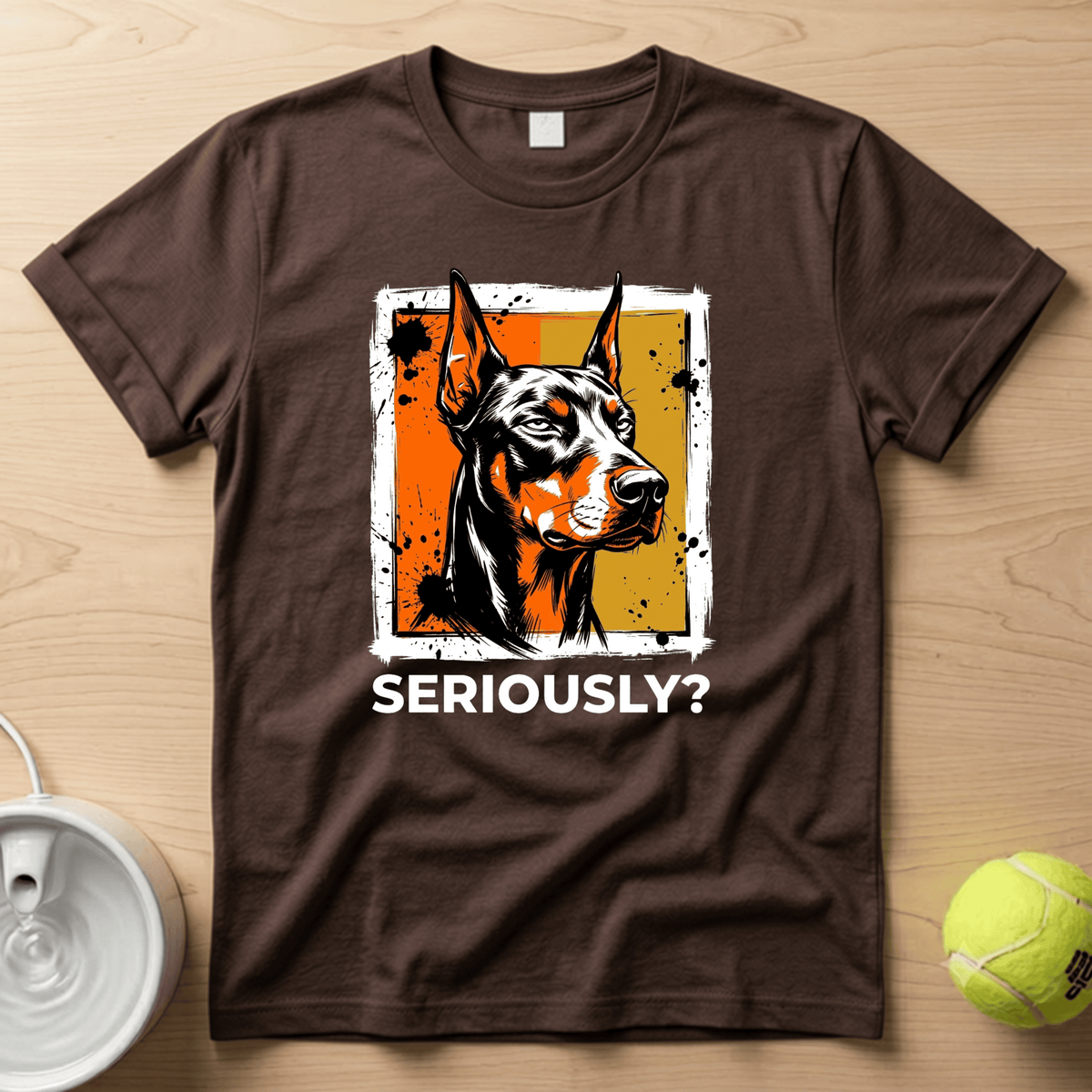 Doberman Pinscher x Seriously T-Shirt